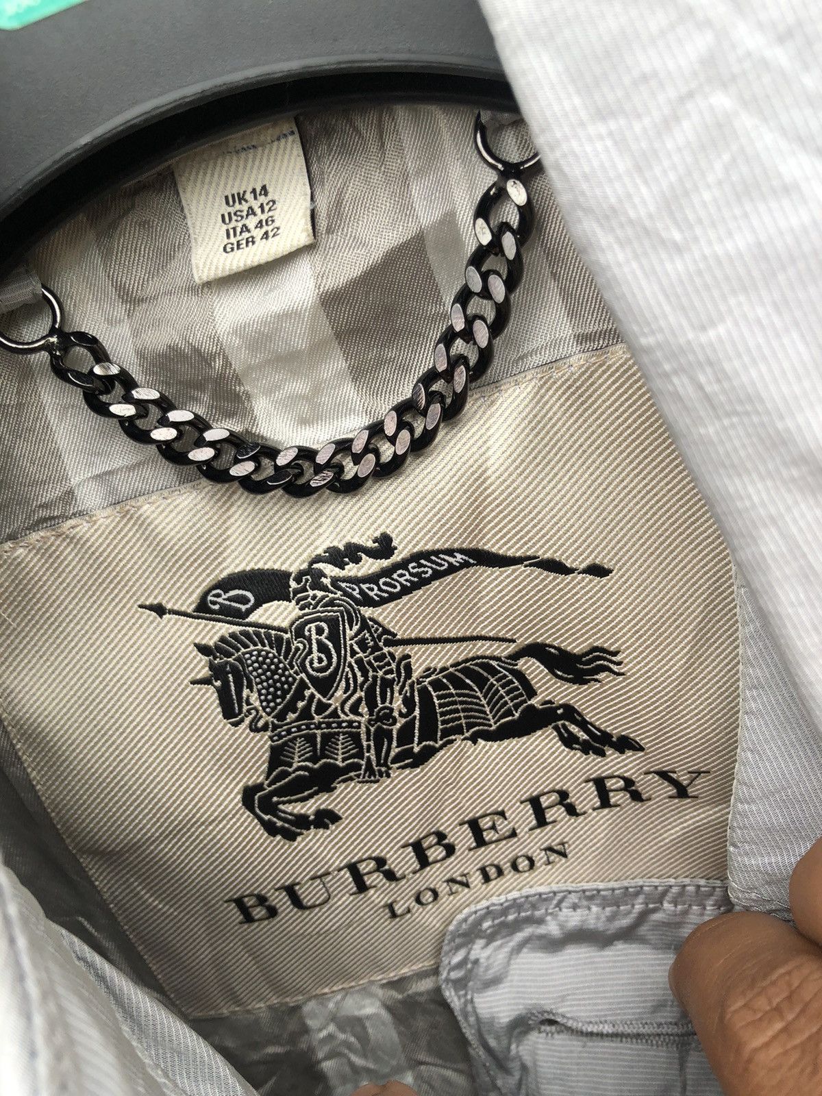 Burberry Burberry Trenchcoat Jacket Size L / US 10 / IT 46 - 4 Thumbnail