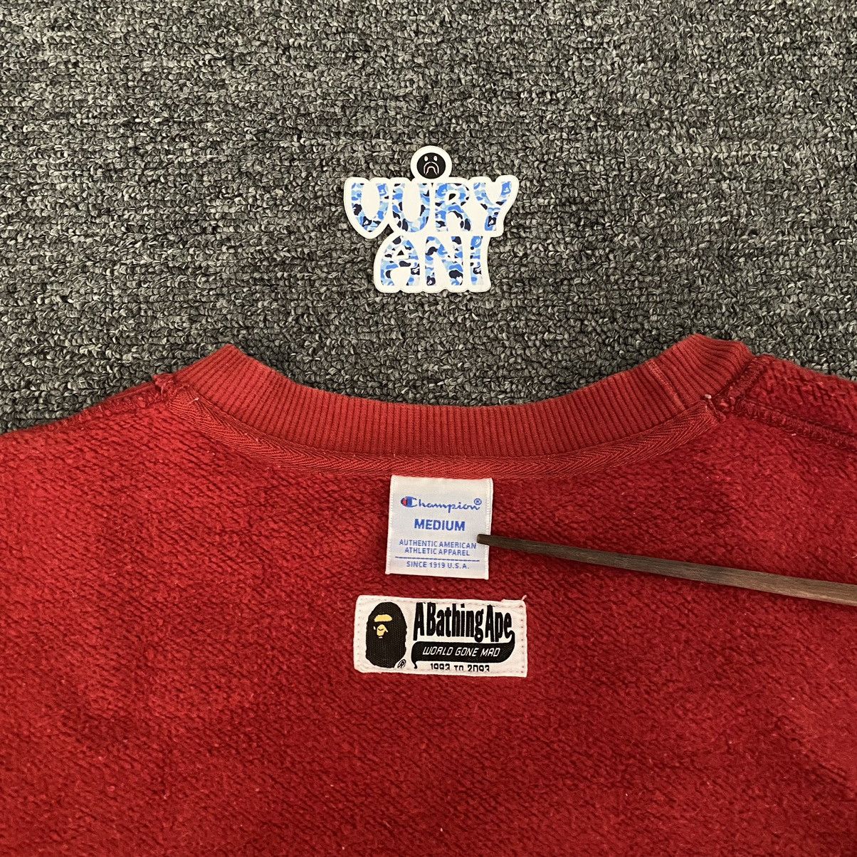 Bape × Champion Bape x Champion College Crewneck Size US M / EU 48-50 / 2 - 8 Thumbnail