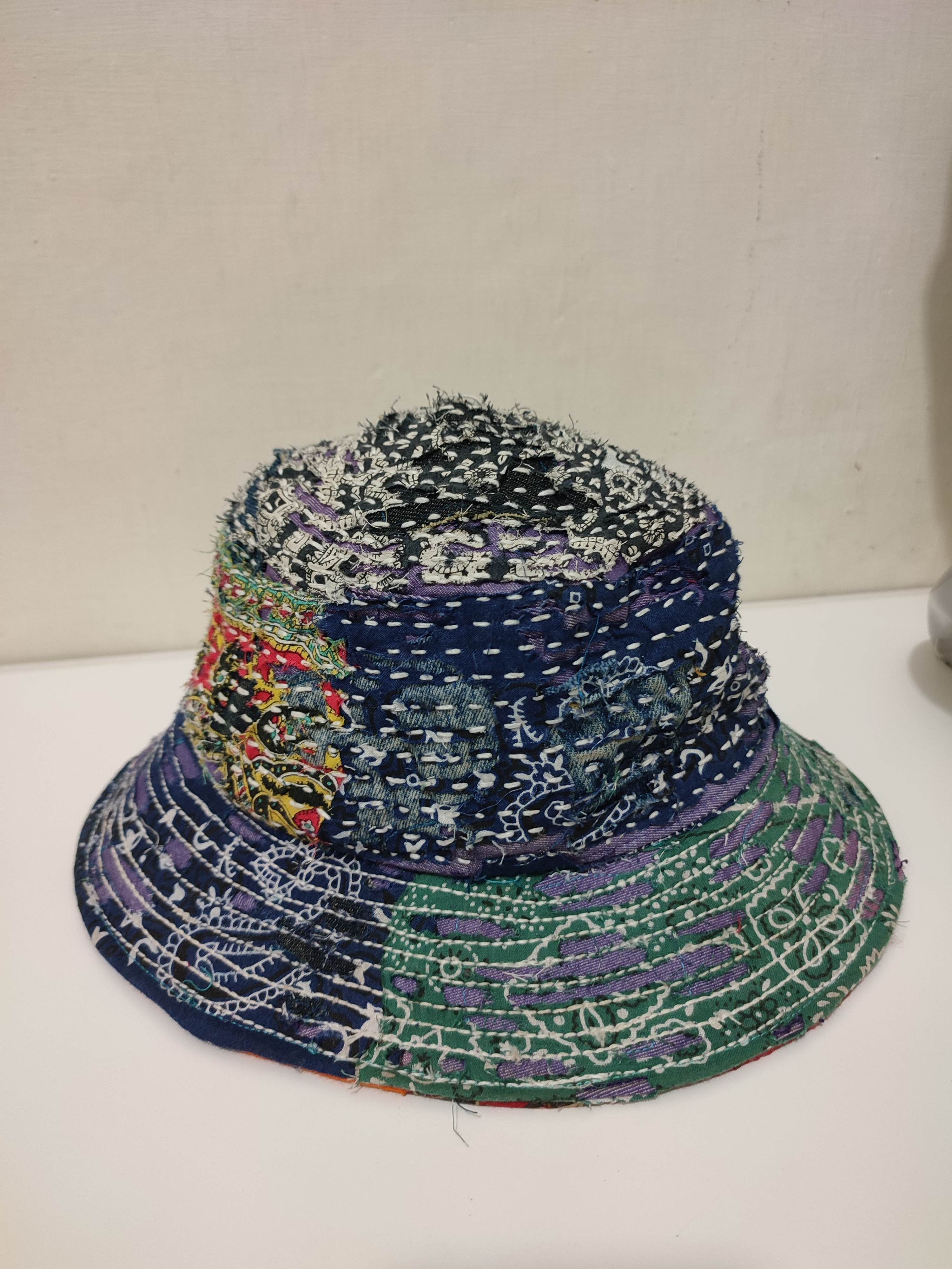 Art Comes First × Japanese Brand 🔥Custom Made Patchwork Bandana Bucket Hats Size ONE SIZE - 10 Thumbnail