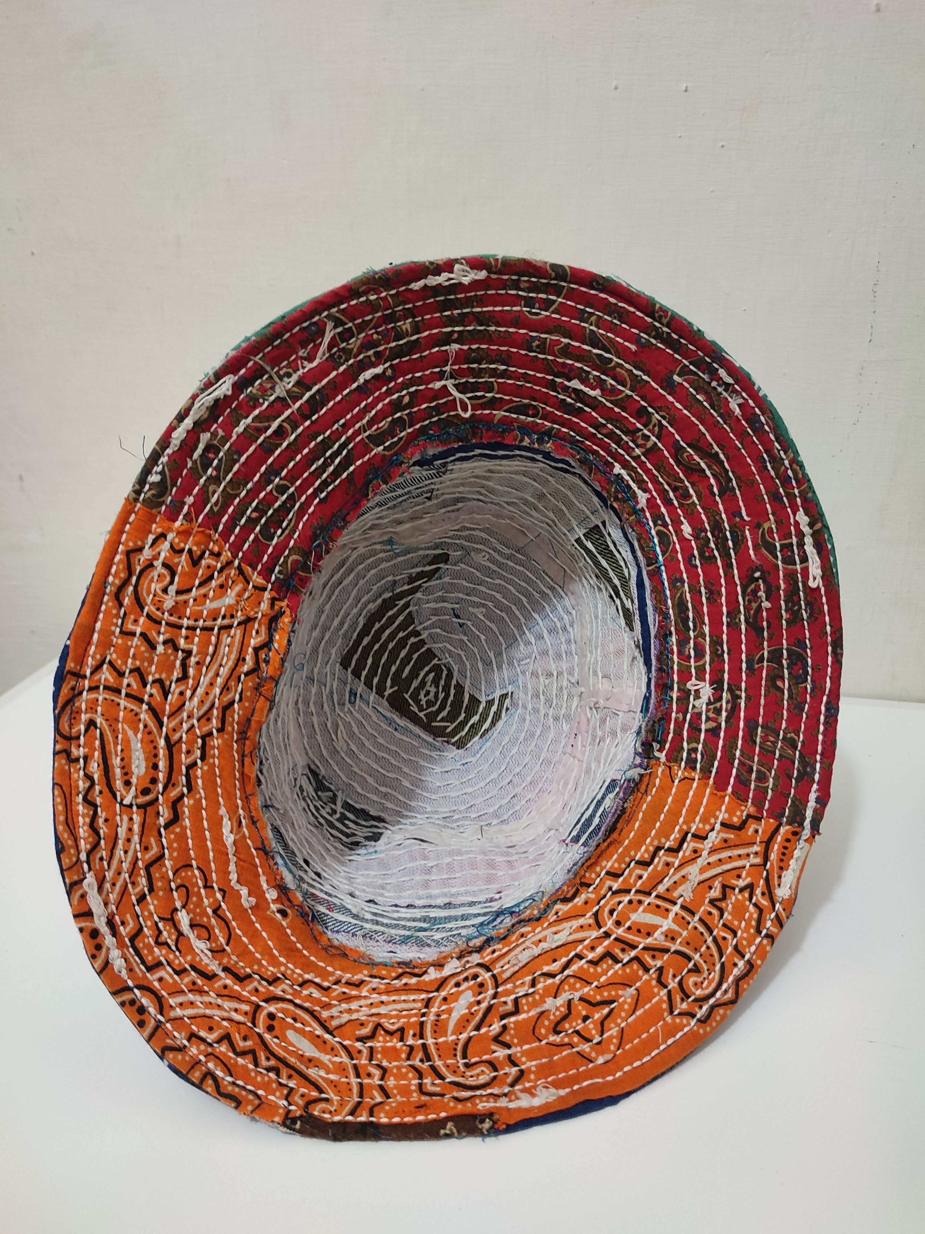 Art Comes First × Japanese Brand 🔥Custom Made Patchwork Bandana Bucket Hats Size ONE SIZE - 8 Thumbnail
