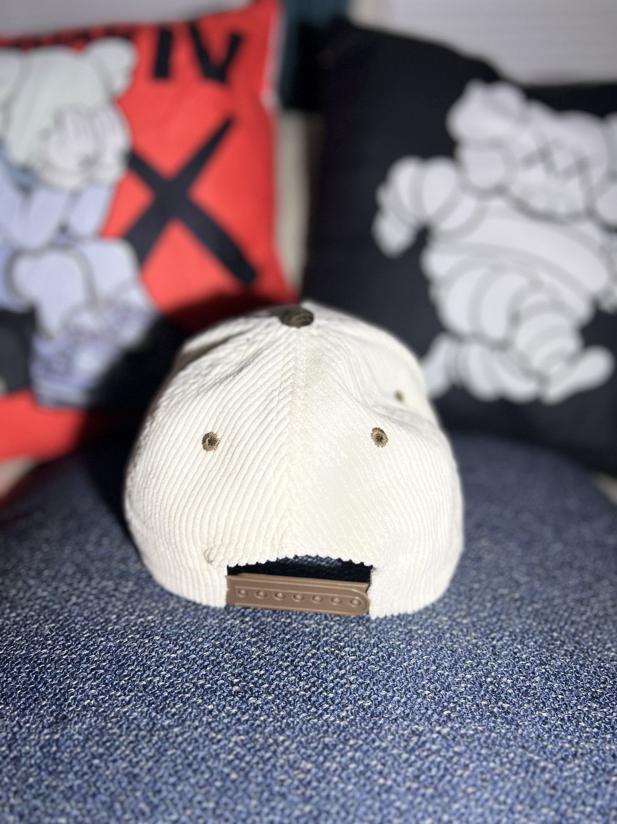 Virgil Abloh “Virgil” Corduroy Miracles Shibuya,Tokyo Trucker Hat Size ONE SIZE - 3 Thumbnail