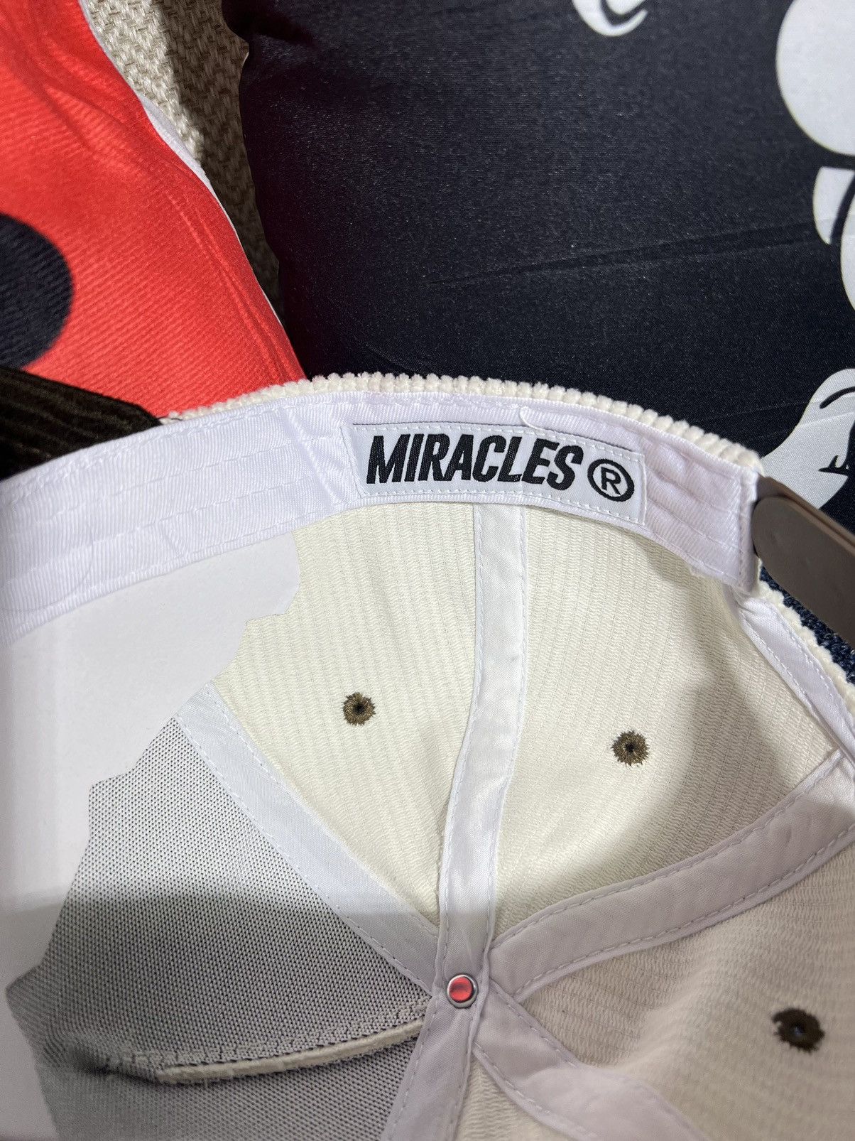 Virgil Abloh “Virgil” Corduroy Miracles Shibuya,Tokyo Trucker Hat Size ONE SIZE - 7 Thumbnail