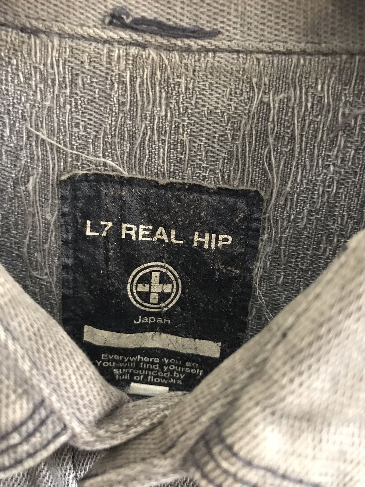 Japanese Brand Japanese Brand L7 Real Hip Made In Japan Distressed Jacket Size US M / EU 48-50 / 2 - 4 Thumbnail