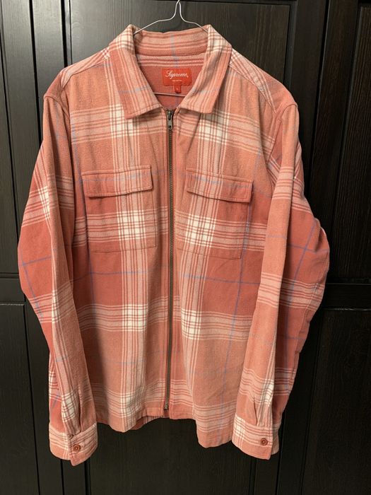 Supreme Checked pink shirt | Grailed