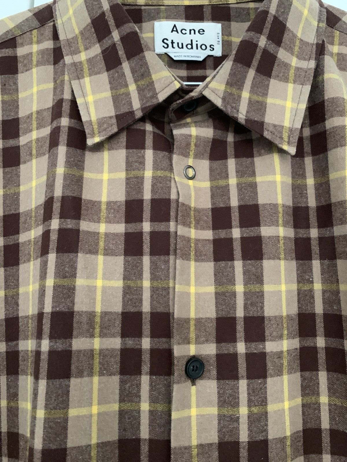 Acne Studios Checked flannel shirt sleeves shirt Size US M / EU 48-50 / 2 - 2 Thumbnail