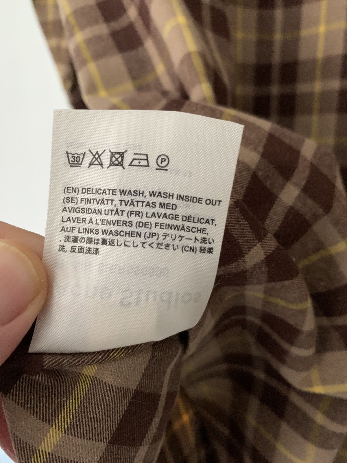 Acne Studios Checked flannel shirt sleeves shirt Size US M / EU 48-50 / 2 - 7 Thumbnail