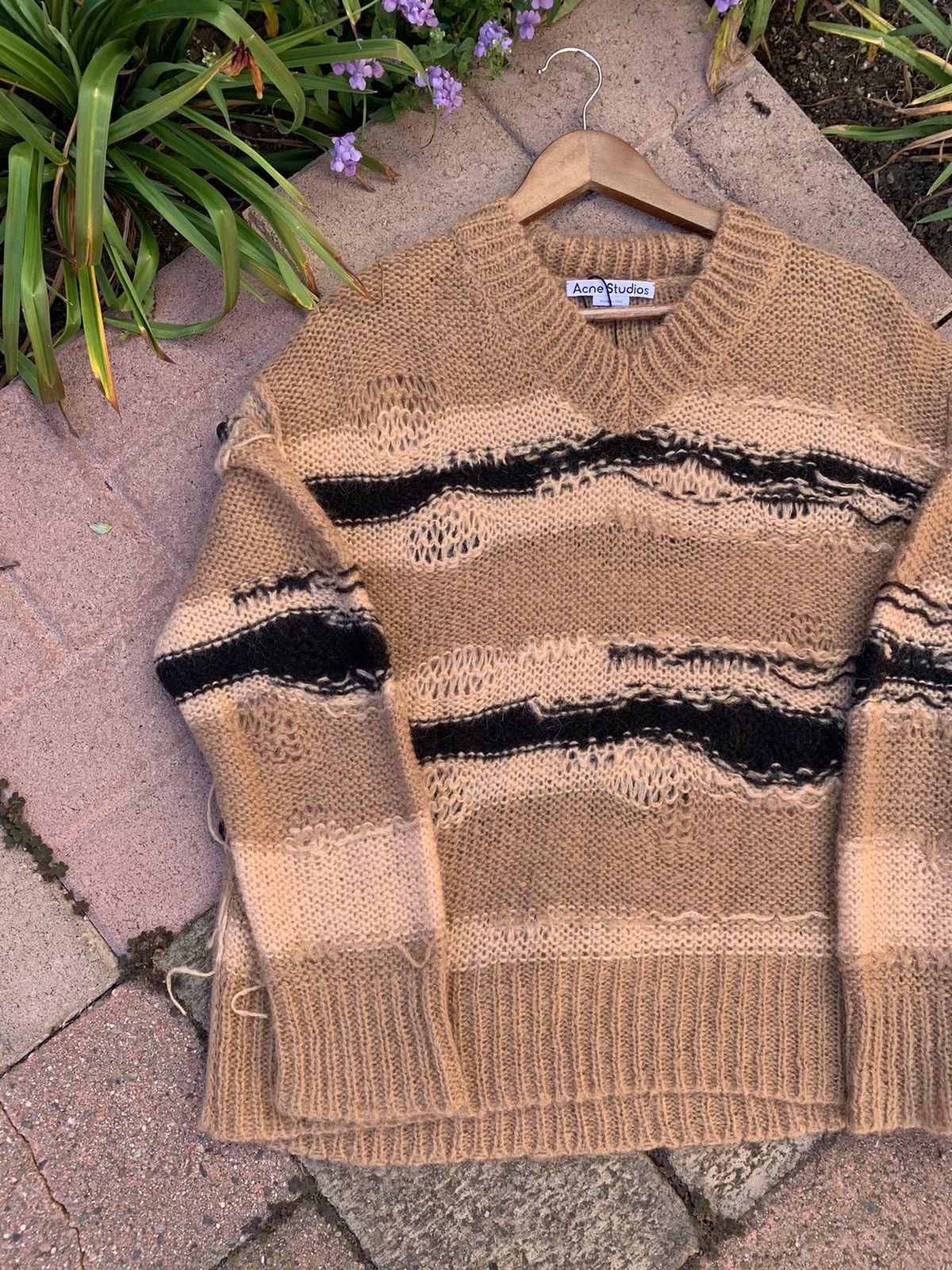 image of Grail Acne Studios Raw Edge Kurt Contain Knit, Men's (Size Medium)