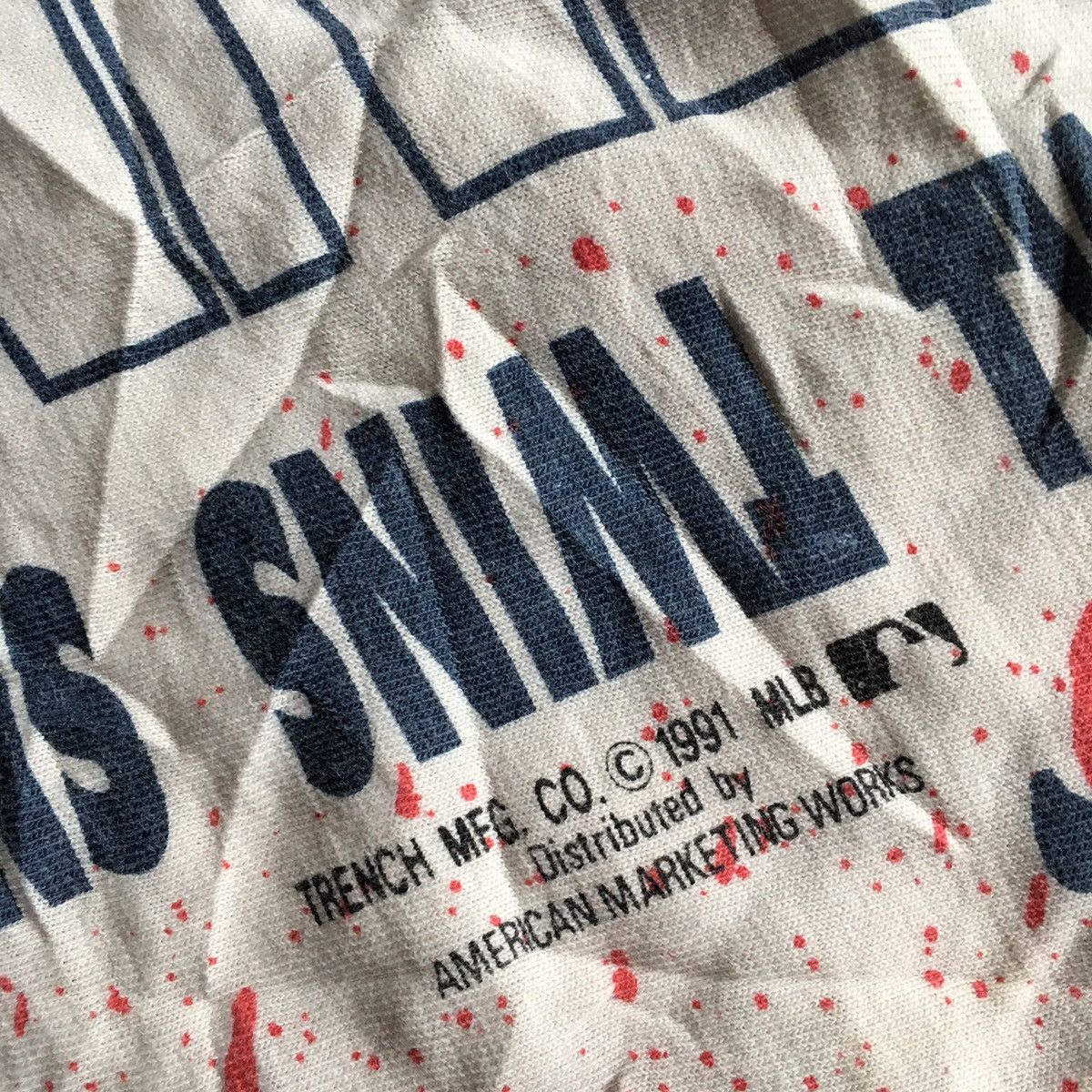 MLB × Vintage Vintage 90s Minnesota Twins MLB All Over Print Graphic Shirt Size US XL / EU 56 / 4 - 4 Thumbnail