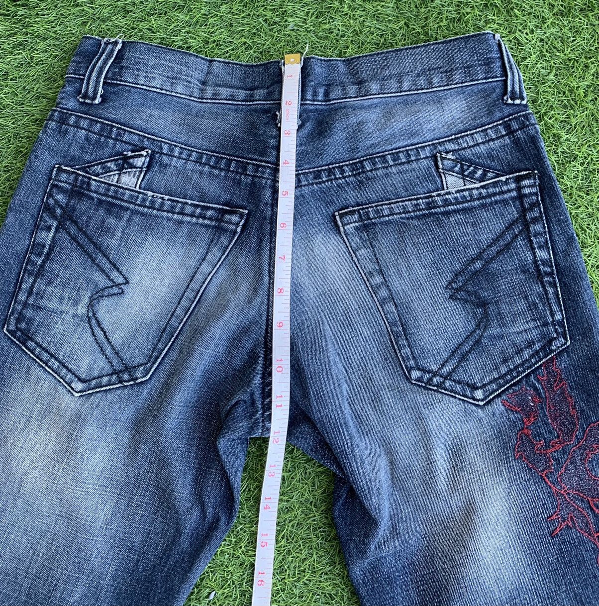 semanticdesign Japanese Brand Semantic Design Jeans Flare Size US 30 / EU 46 - 14 Thumbnail