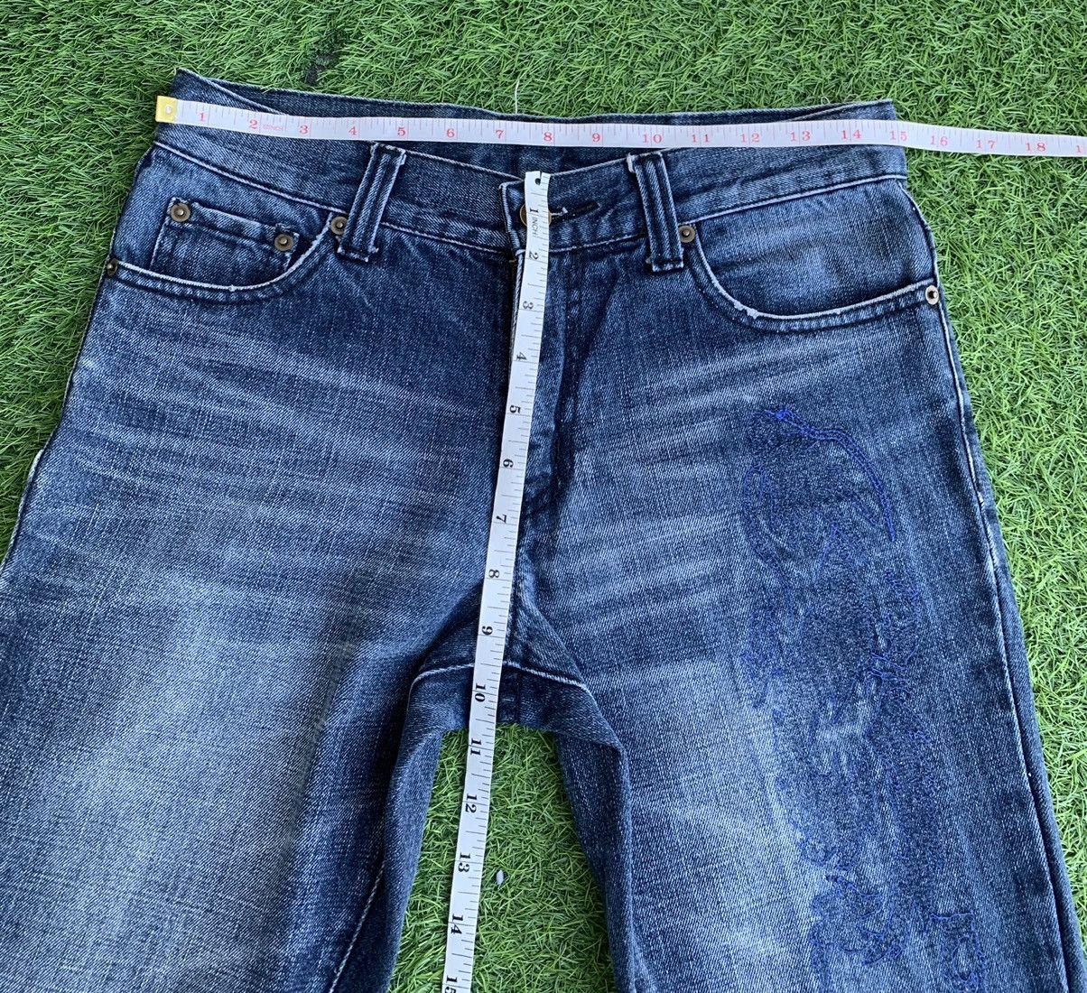 semanticdesign Japanese Brand Semantic Design Jeans Flare Size US 30 / EU 46 - 13 Thumbnail