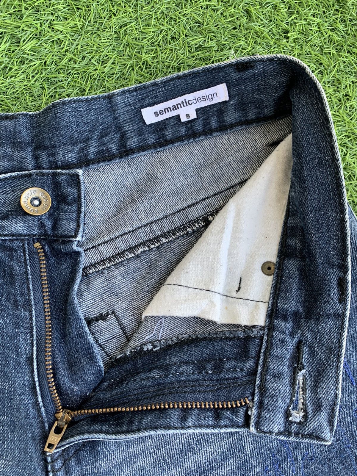 semanticdesign Japanese Brand Semantic Design Jeans Flare Size US 30 / EU 46 - 10 Thumbnail