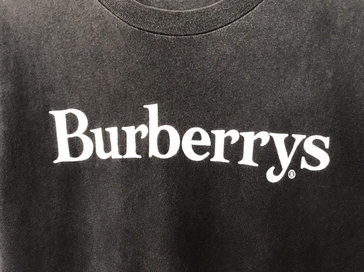 Burberry × Vintage VINTAGE MADE IN USA BURBERRYS BIG SPELL OUT TEE Size US M / EU 48-50 / 2 - 3 Thumbnail