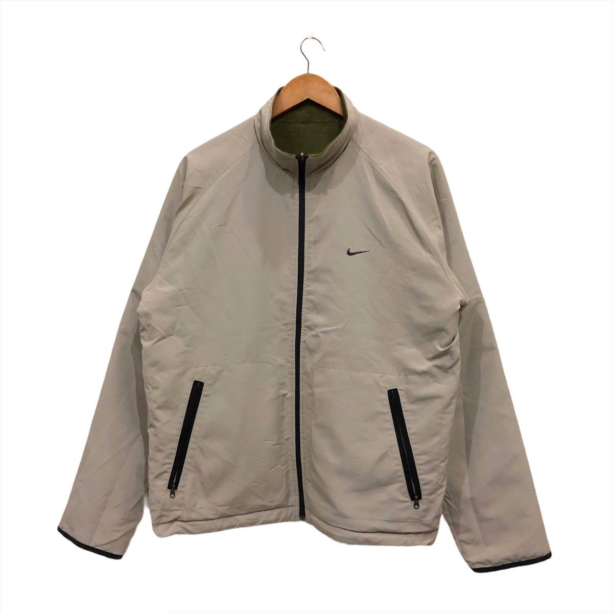 Nike × Vintage Vintage y2k NIKE SMALL SWOOSH REVERSIBLE Jacket Size US L / EU 52-54 / 3 - 8 Thumbnail