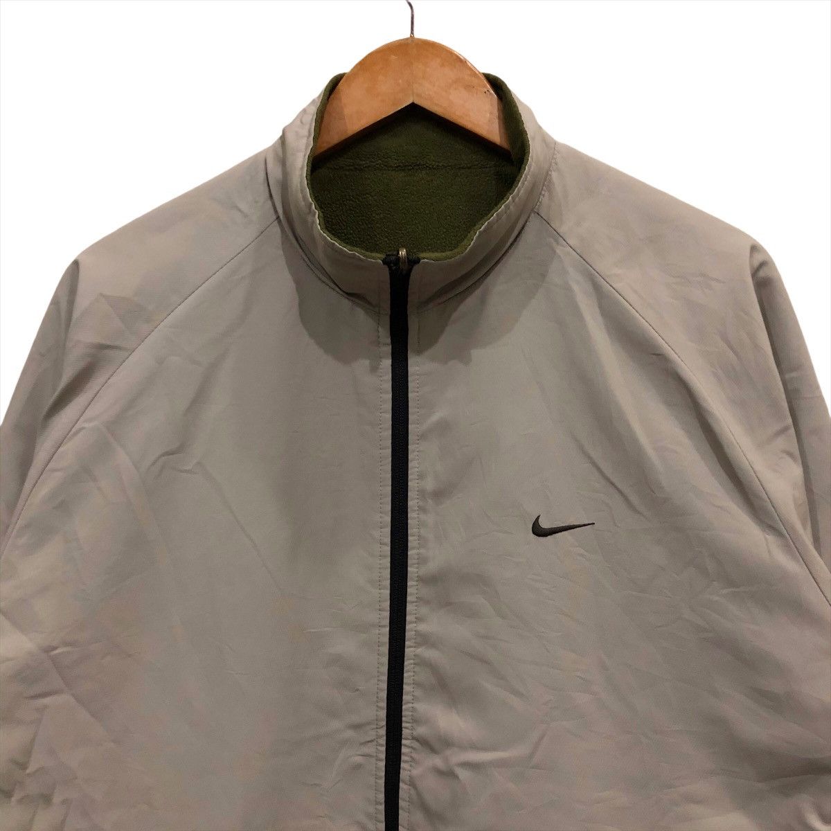 Nike × Vintage Vintage y2k NIKE SMALL SWOOSH REVERSIBLE Jacket Size US L / EU 52-54 / 3 - 9 Thumbnail