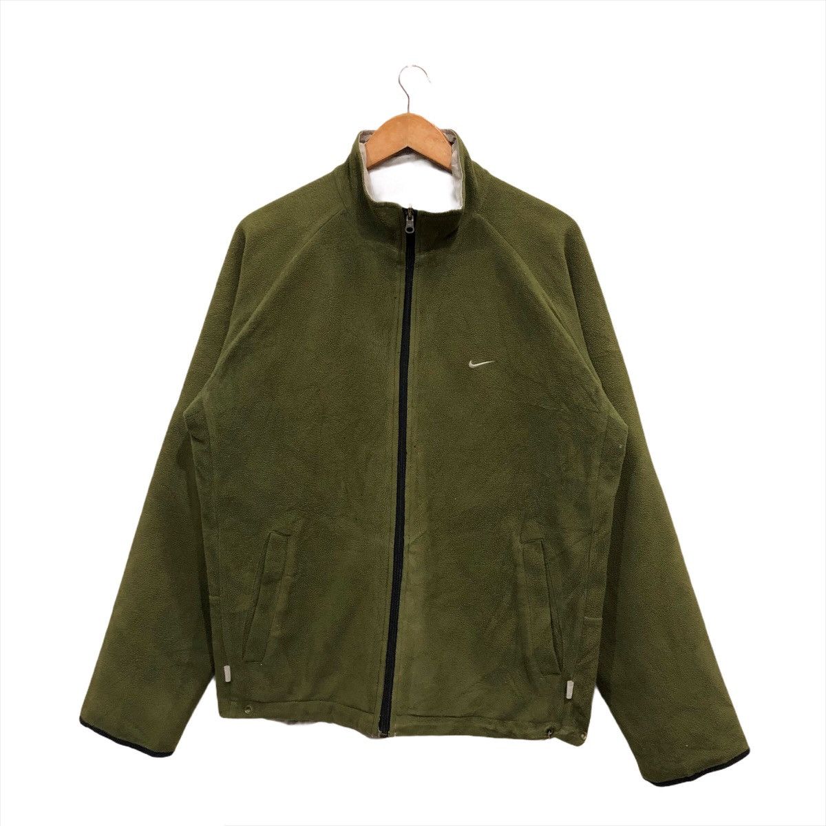 Nike × Vintage Vintage y2k NIKE SMALL SWOOSH REVERSIBLE Jacket Size US L / EU 52-54 / 3 - 1 Thumbnail