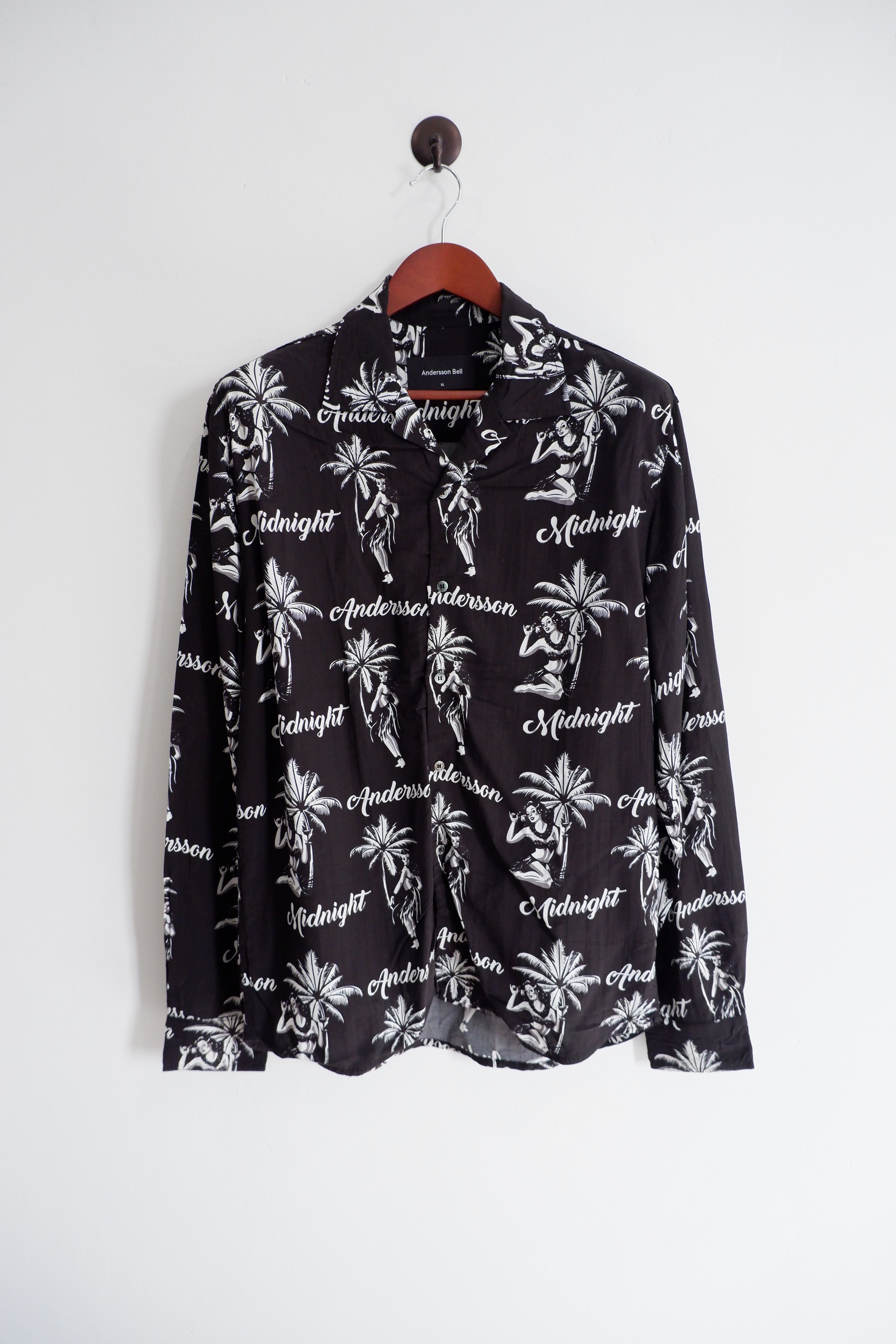 Andersson Bell Andersson Bell Midnight Aloha Shirt Size US L / EU 52-54 / 3 - 1 Thumbnail