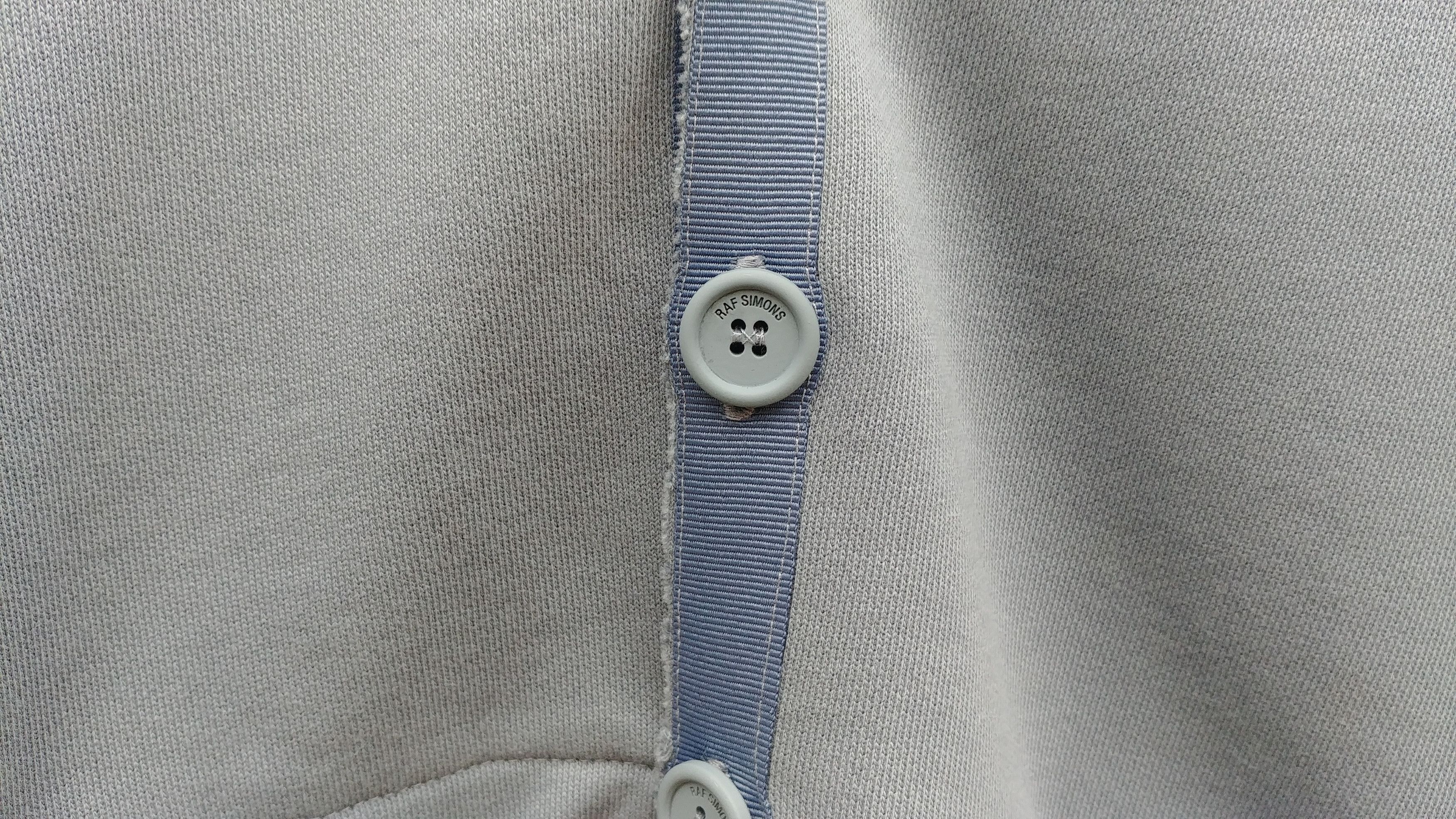 Raf Simons $940 Raf Simons Blue Contrast Trim Relaxed Fit Cardigan Size US S / EU 44-46 / 1 - 11 Thumbnail