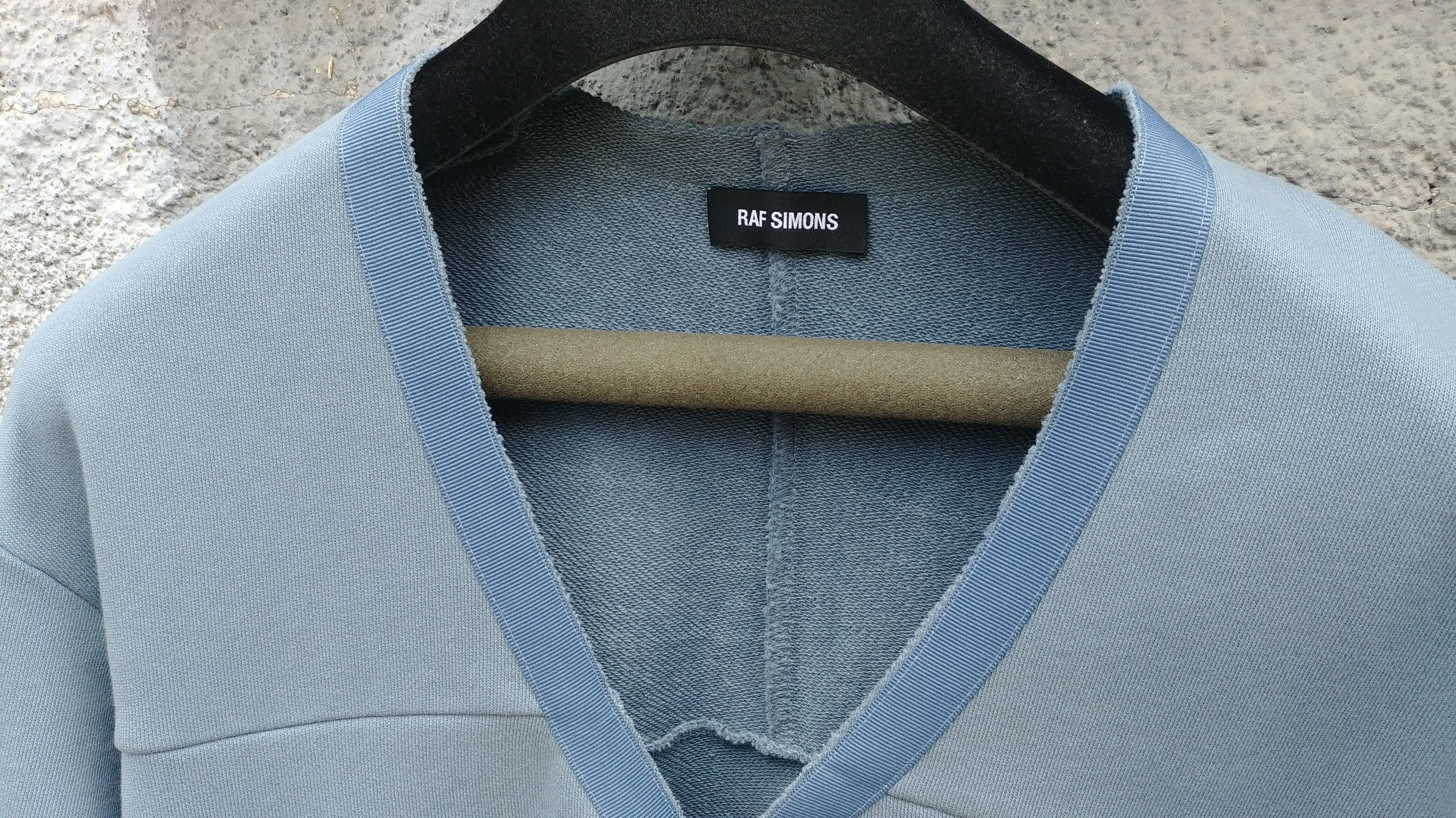 Raf Simons $940 Raf Simons Blue Contrast Trim Relaxed Fit Cardigan Size US S / EU 44-46 / 1 - 6 Thumbnail