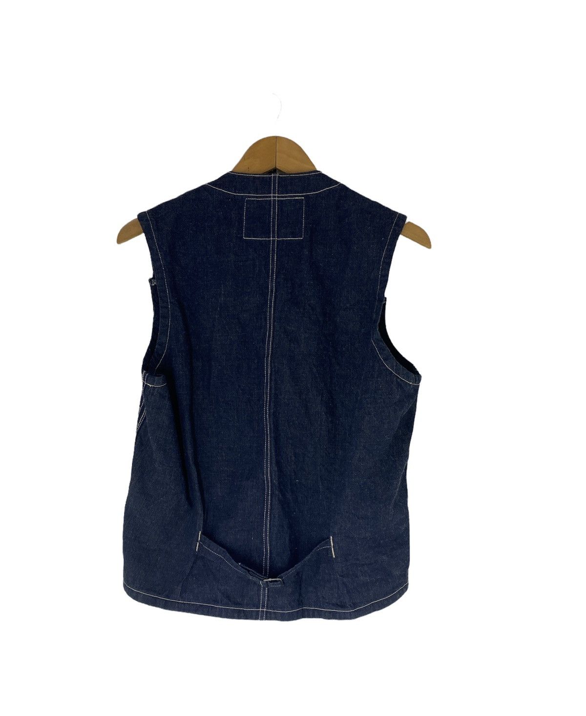 Sugar Cane Sugar Cane Lot 968 Hickory Vest Denim 4 Pocket Design Size US M / EU 48-50 / 2 - 2 Thumbnail