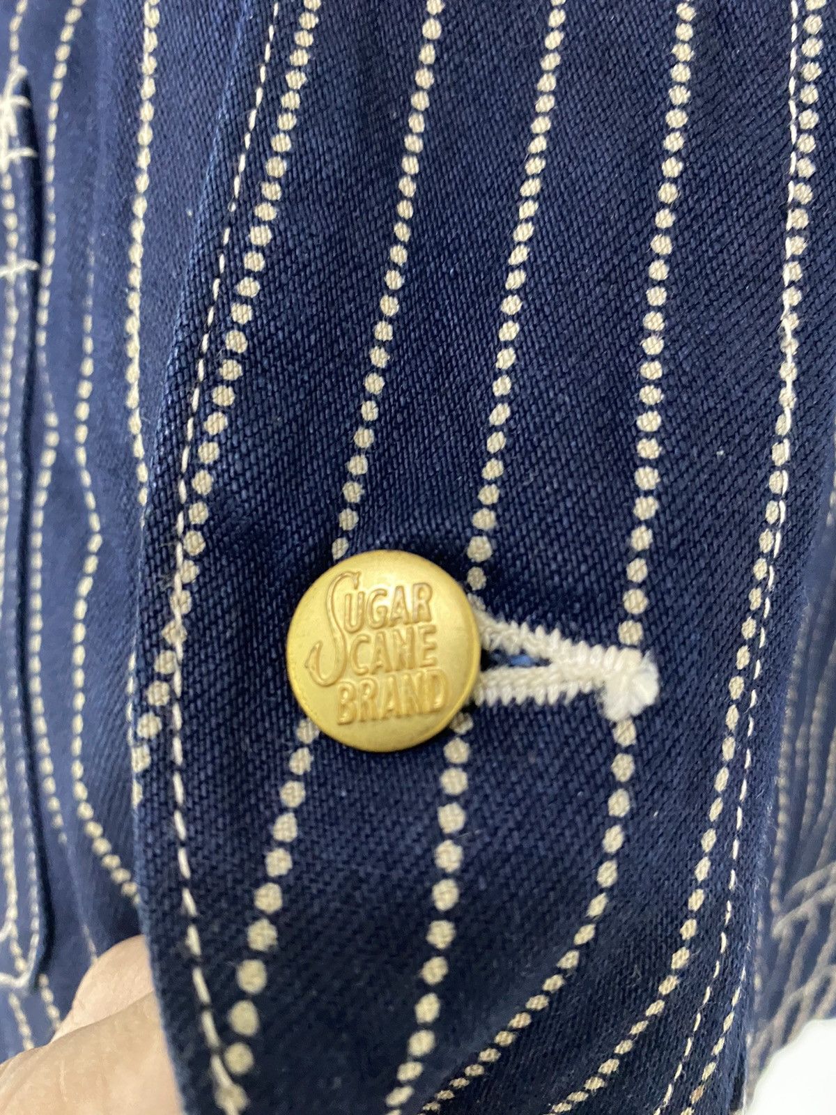 Sugar Cane Sugar Cane Lot 968 Hickory Vest Denim 4 Pocket Design Size US M / EU 48-50 / 2 - 5 Thumbnail