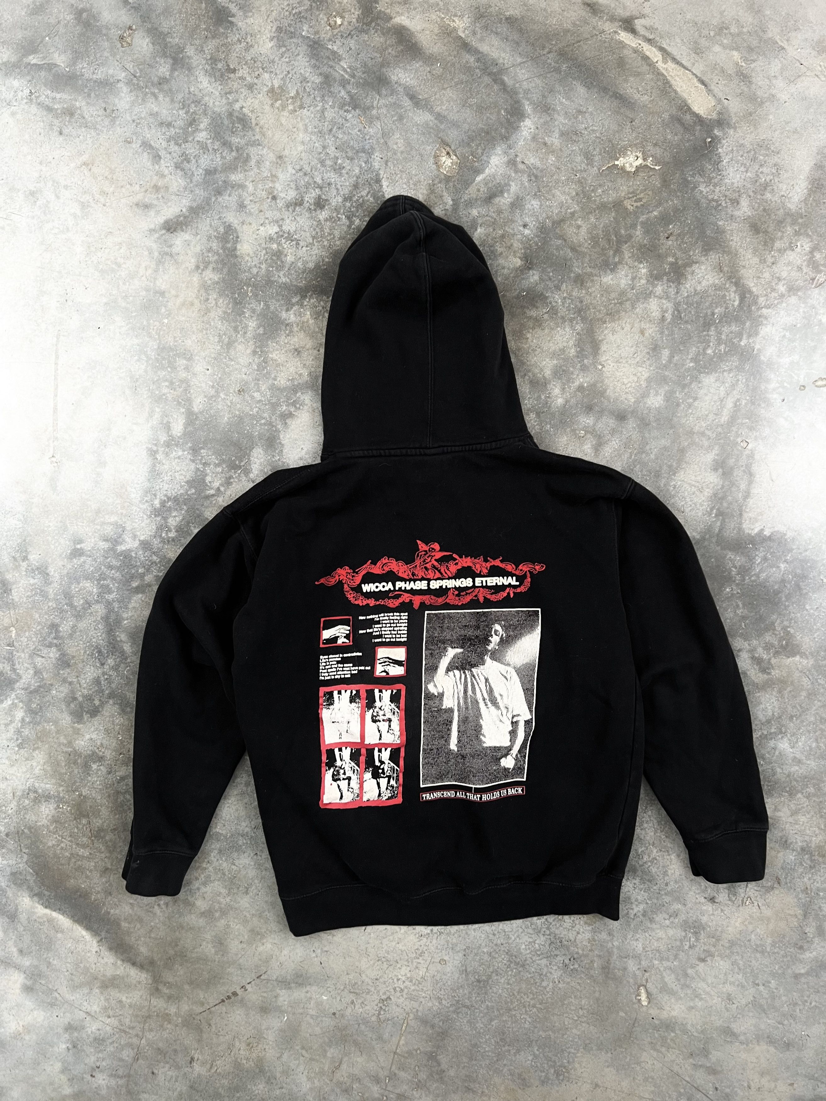 image of Gothboiclique Wicca Phase Springs Eternal Gbc Hoodie Black Size Medium Goth, Men's