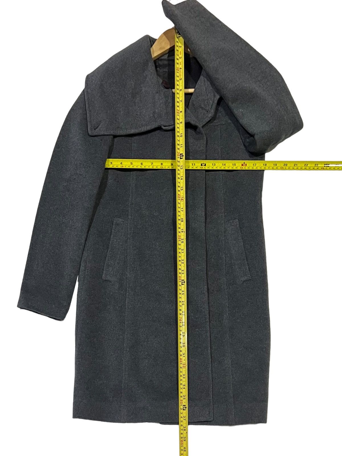 Designer × Japanese Brand VINTAGE K.T KIYOKO TAKASE WOOL HIGH COLLAR COATS JACKET Size S / US 4 / IT 40 - 17 Thumbnail