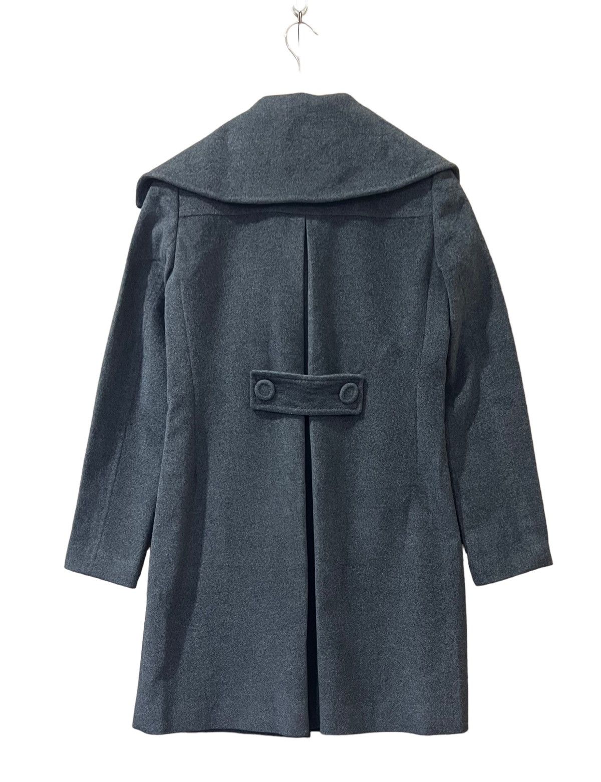 Designer × Japanese Brand VINTAGE K.T KIYOKO TAKASE WOOL HIGH COLLAR COATS JACKET Size S / US 4 / IT 40 - 3 Thumbnail