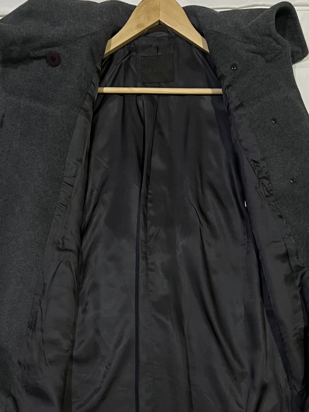 Designer × Japanese Brand VINTAGE K.T KIYOKO TAKASE WOOL HIGH COLLAR COATS JACKET Size S / US 4 / IT 40 - 9 Thumbnail