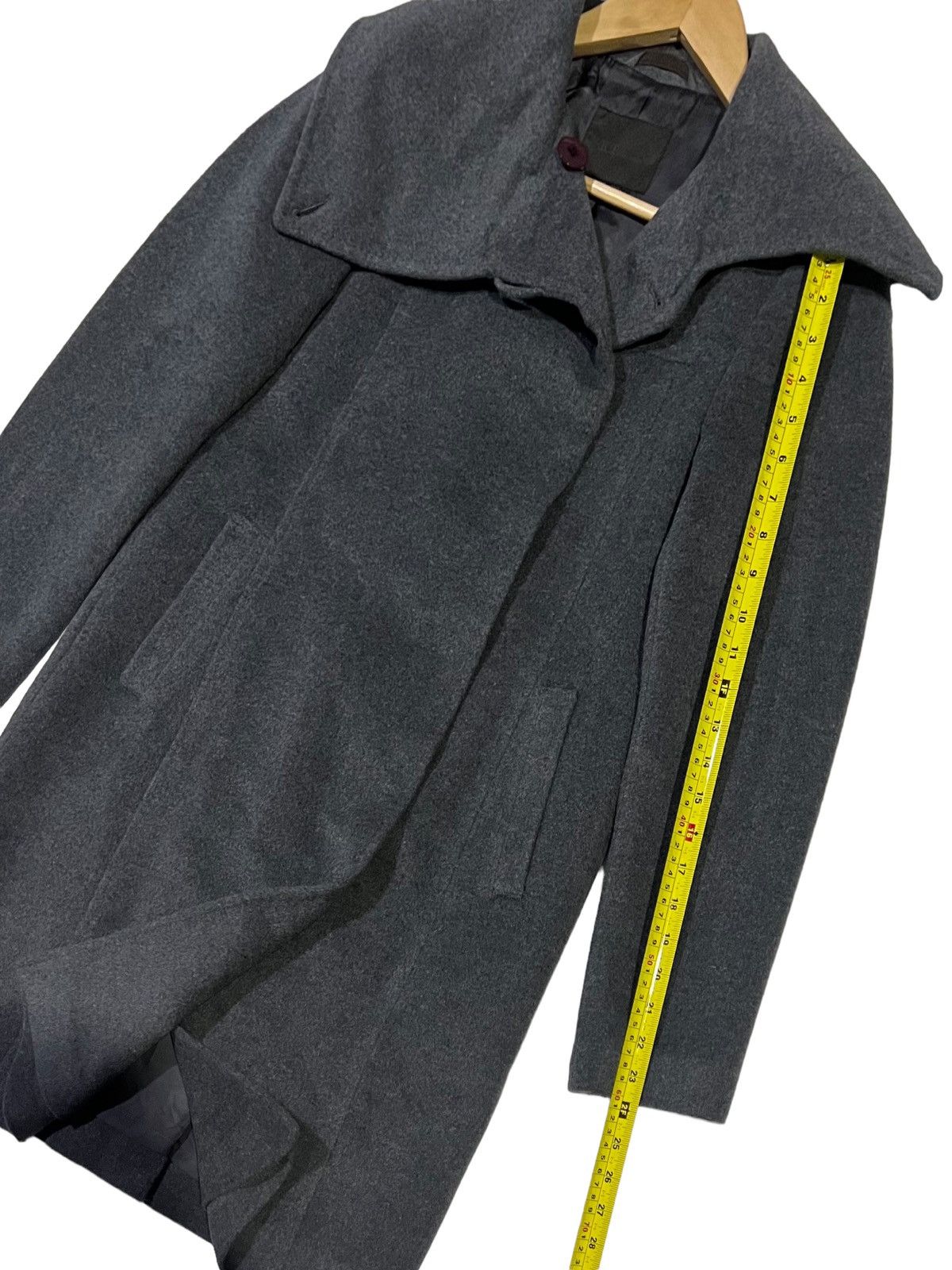 Designer × Japanese Brand VINTAGE K.T KIYOKO TAKASE WOOL HIGH COLLAR COATS JACKET Size S / US 4 / IT 40 - 18 Thumbnail