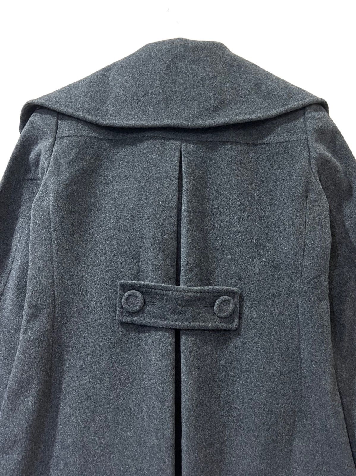 Designer × Japanese Brand VINTAGE K.T KIYOKO TAKASE WOOL HIGH COLLAR COATS JACKET Size S / US 4 / IT 40 - 7 Thumbnail