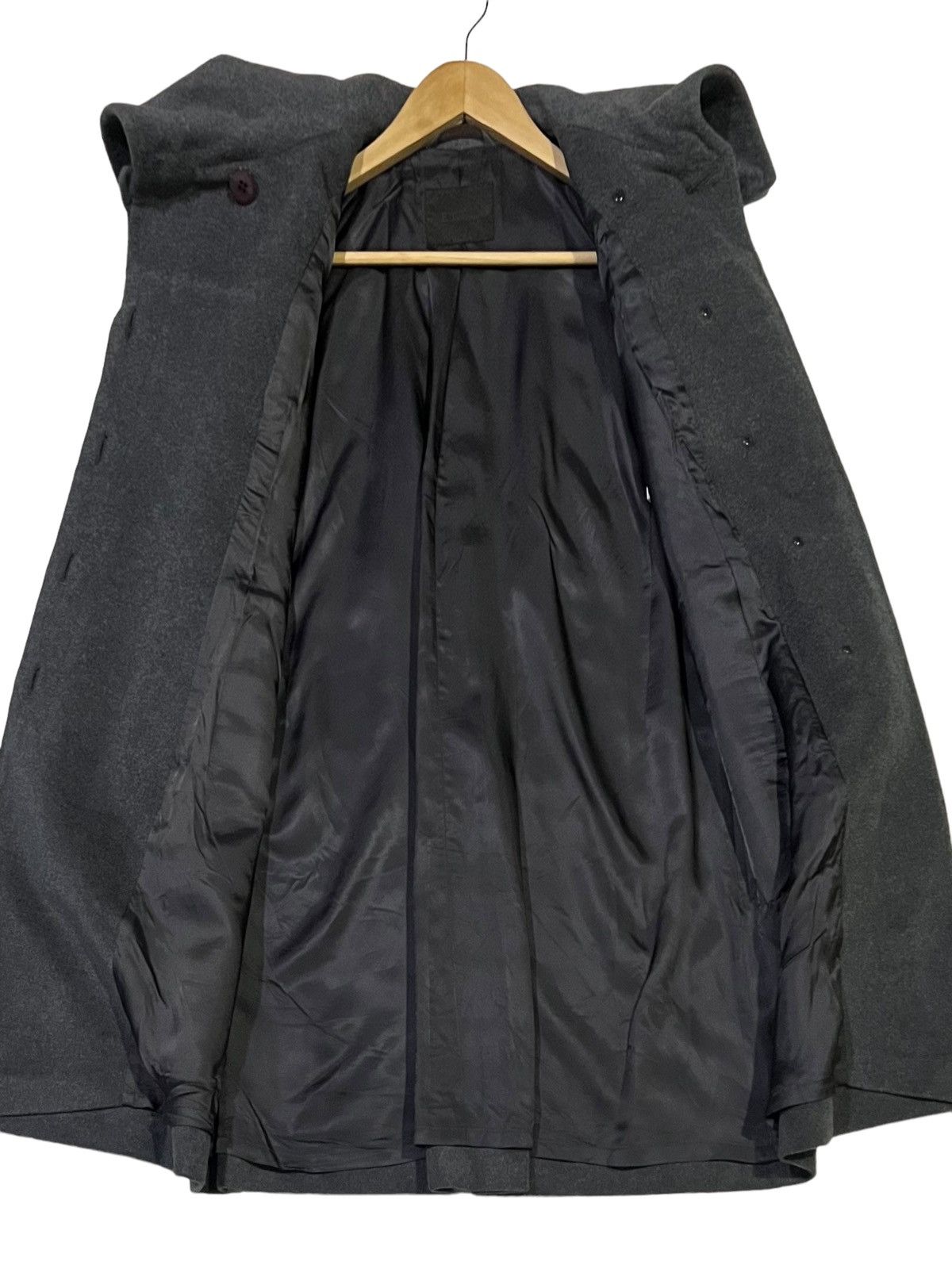 Designer × Japanese Brand VINTAGE K.T KIYOKO TAKASE WOOL HIGH COLLAR COATS JACKET Size S / US 4 / IT 40 - 8 Thumbnail