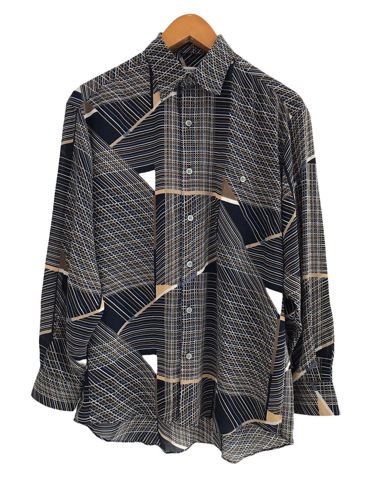 CAPITANO JAPAN MADE ABSTRACT CREPE SHIRT
