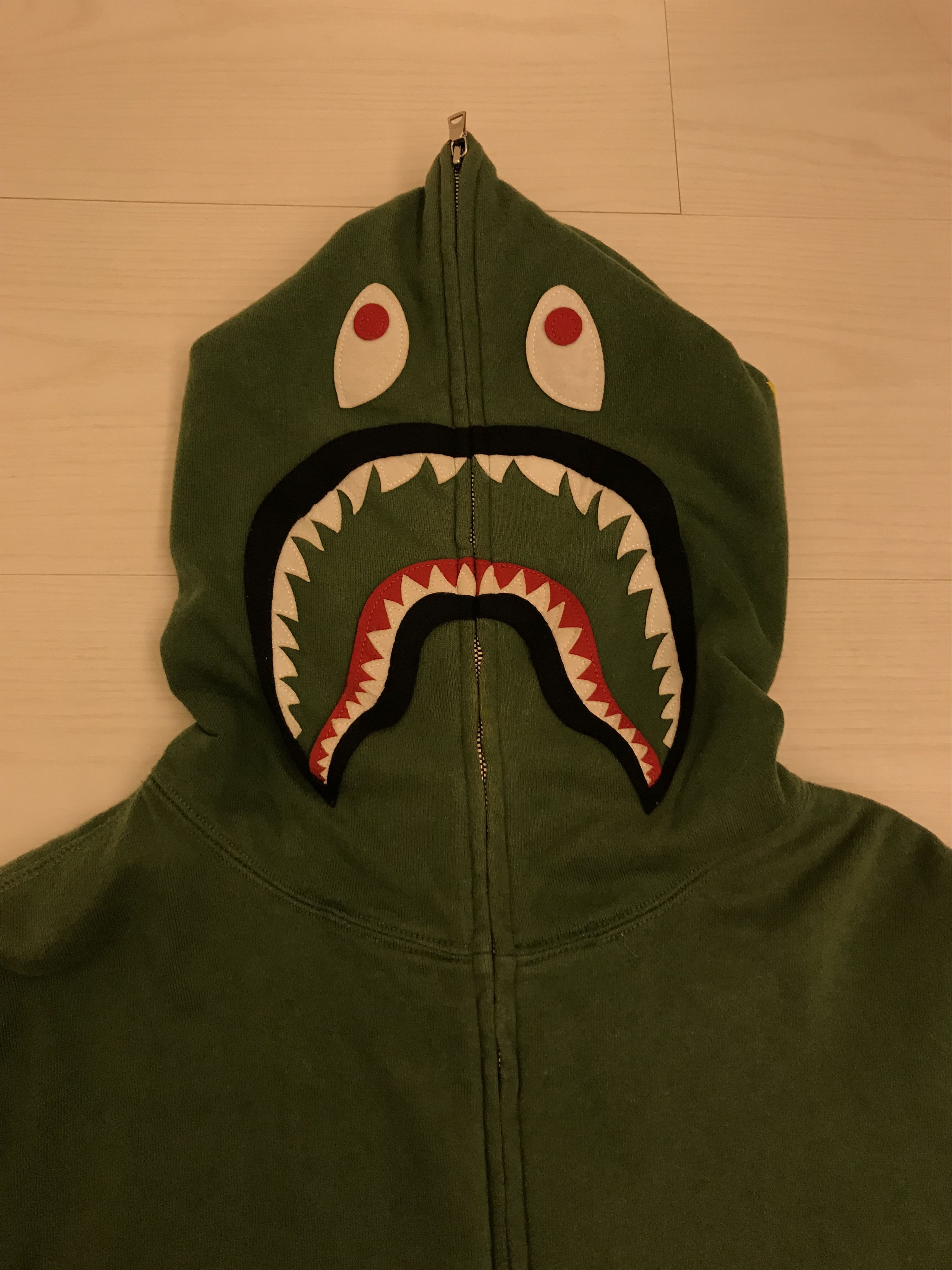 Bape Bape original shark hoode jacket a bathing ape nigo Size US M / EU 48-50 / 2 - 2 Thumbnail