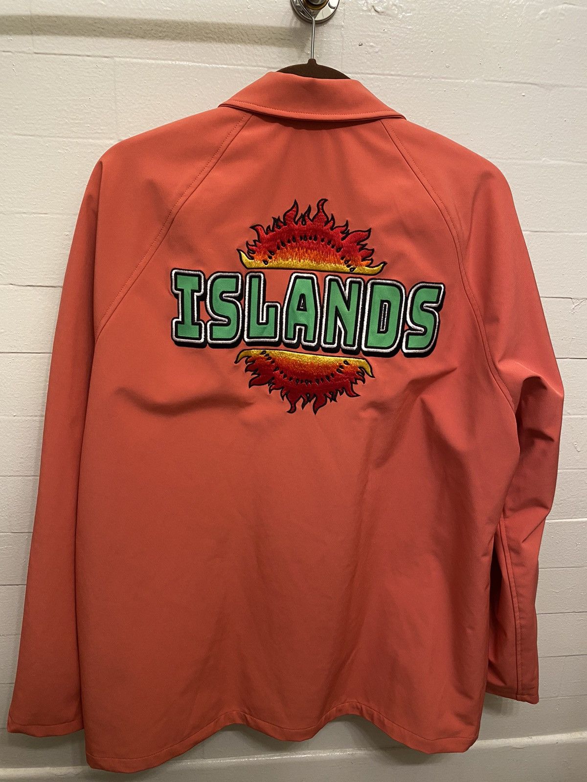 Just Don Just Don Varsity Coaches Reversible Jacket Coral $1525 Ret. Size US XL / EU 56 / 4 - 4 Thumbnail