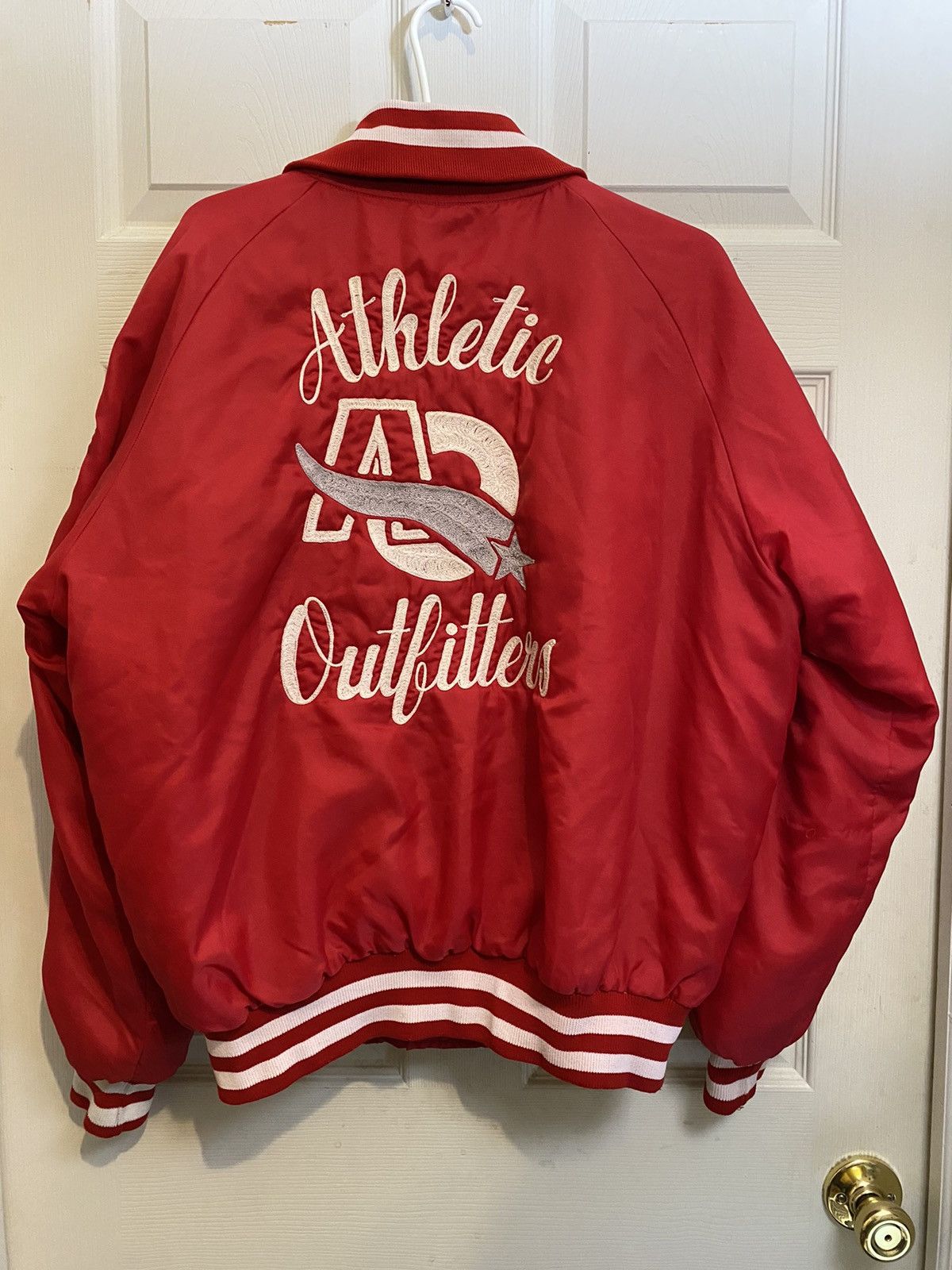 Vintage Vintage 80s Butwin Chainstitch Embroidered Varsity Jacket Size US L / EU 52-54 / 3 - 4 Thumbnail