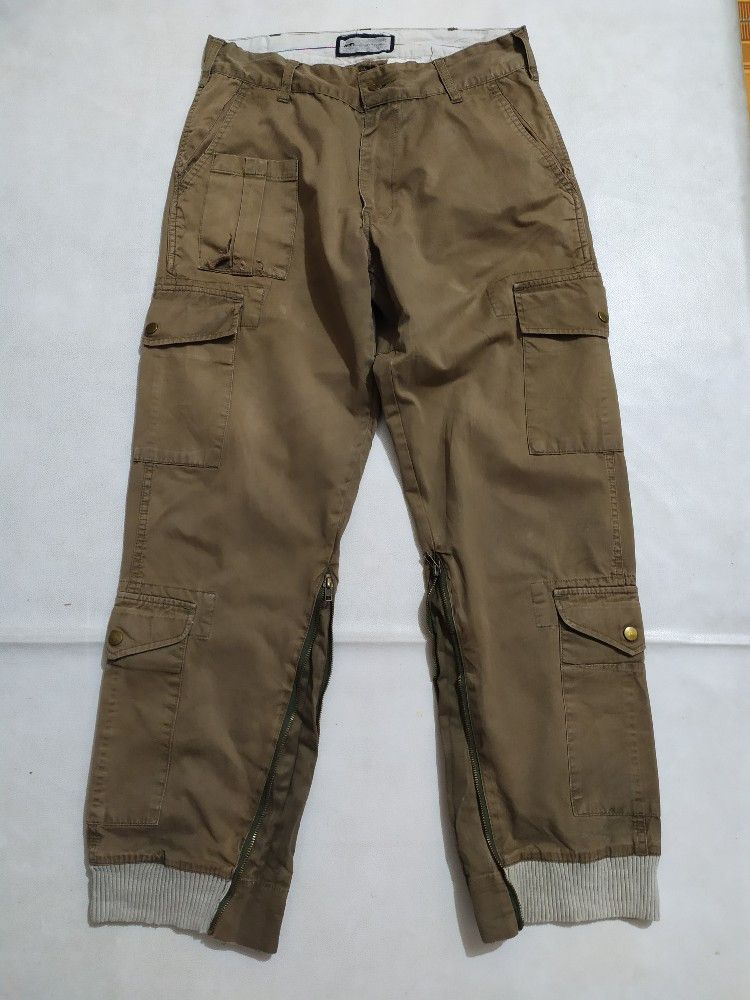 Japanese Brand 🔥UNKNOWN Japanese Cargo Multipocket Tactical Pants Size US 31 - 1 Thumbnail