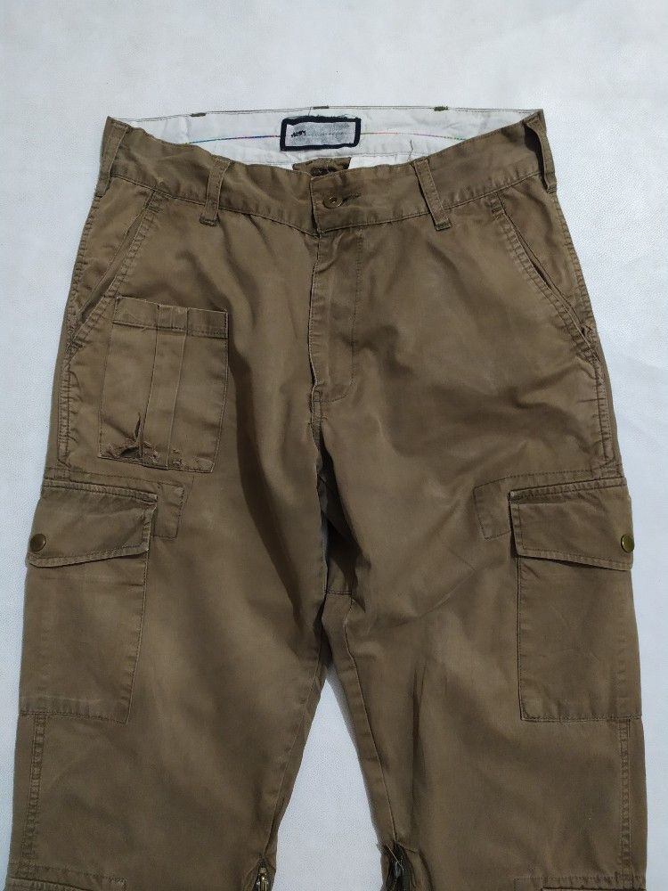 Japanese Brand 🔥UNKNOWN Japanese Cargo Multipocket Tactical Pants Size US 31 - 2 Thumbnail