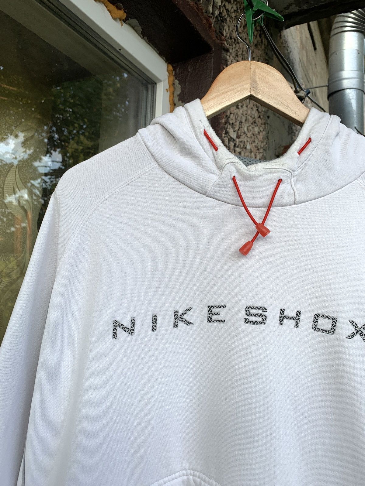 Nike 00s Vintage Nike Shox Y2K White Hoodie Like Nike TN Size US XL / EU 56 / 4 - 4 Thumbnail