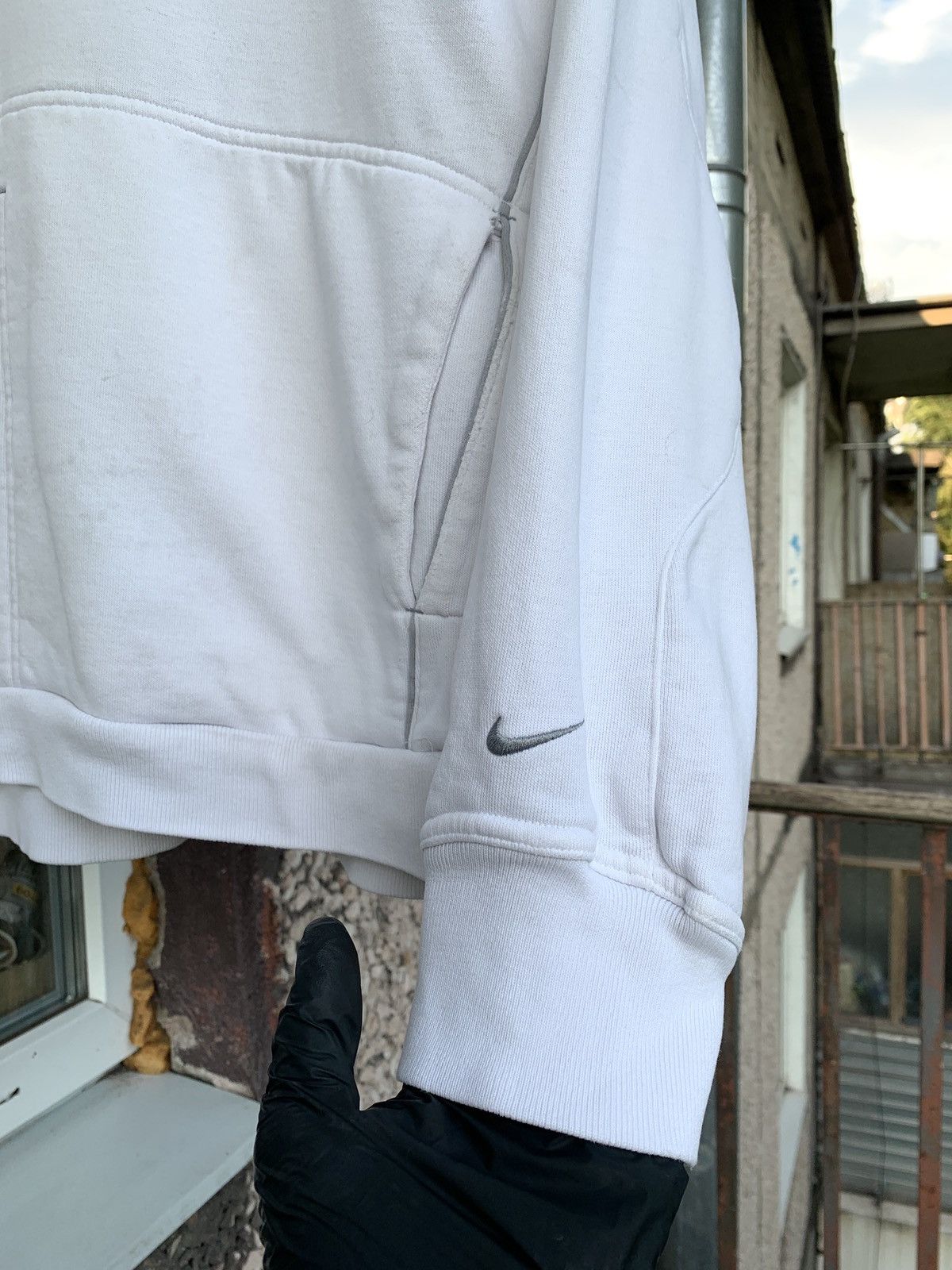 Nike 00s Vintage Nike Shox Y2K White Hoodie Like Nike TN Size US XL / EU 56 / 4 - 10 Thumbnail