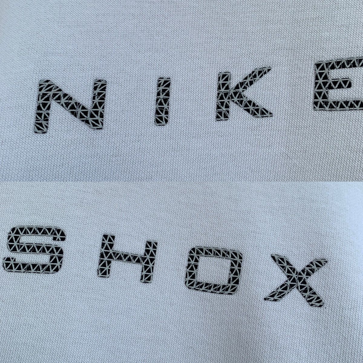Nike 00s Vintage Nike Shox Y2K White Hoodie Like Nike TN Size US XL / EU 56 / 4 - 25 Thumbnail