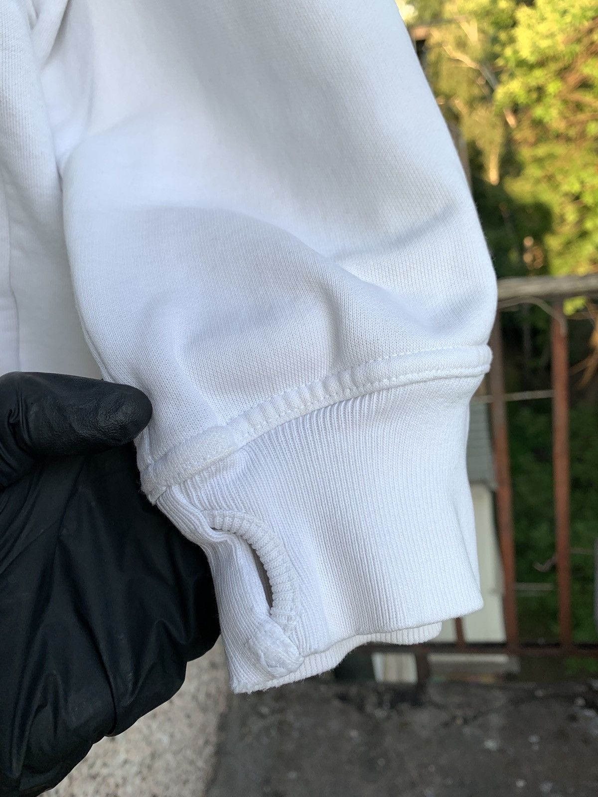 Nike 00s Vintage Nike Shox Y2K White Hoodie Like Nike TN Size US XL / EU 56 / 4 - 15 Thumbnail