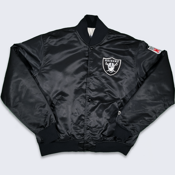 Vintage Los Angeles Raiders Vintage 80s Chalk Line Satin Jacket | Grailed