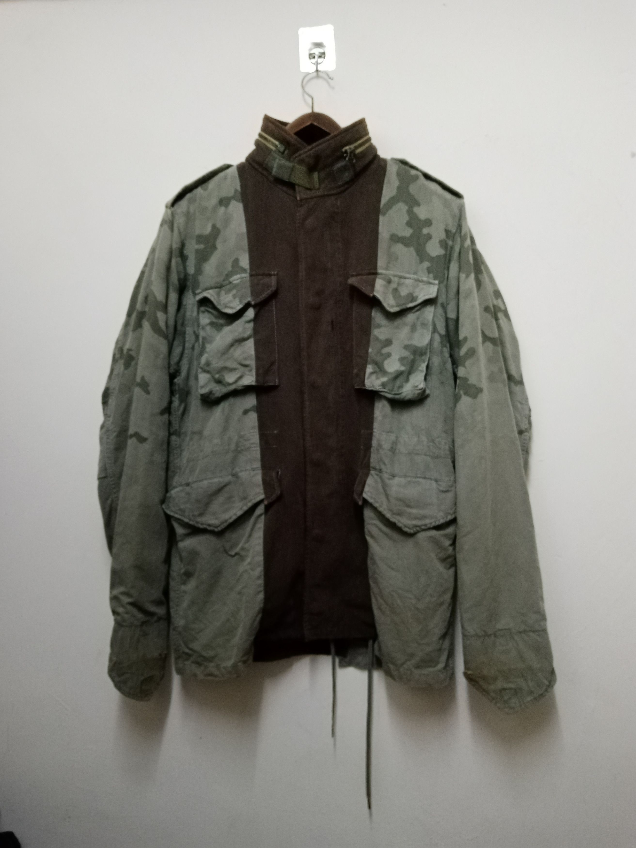 image of If Six Was Nine x Miharayasuhiro Vintage Miharayasuhiro Reconstructed M-65 Field Jacket in Camo (Si