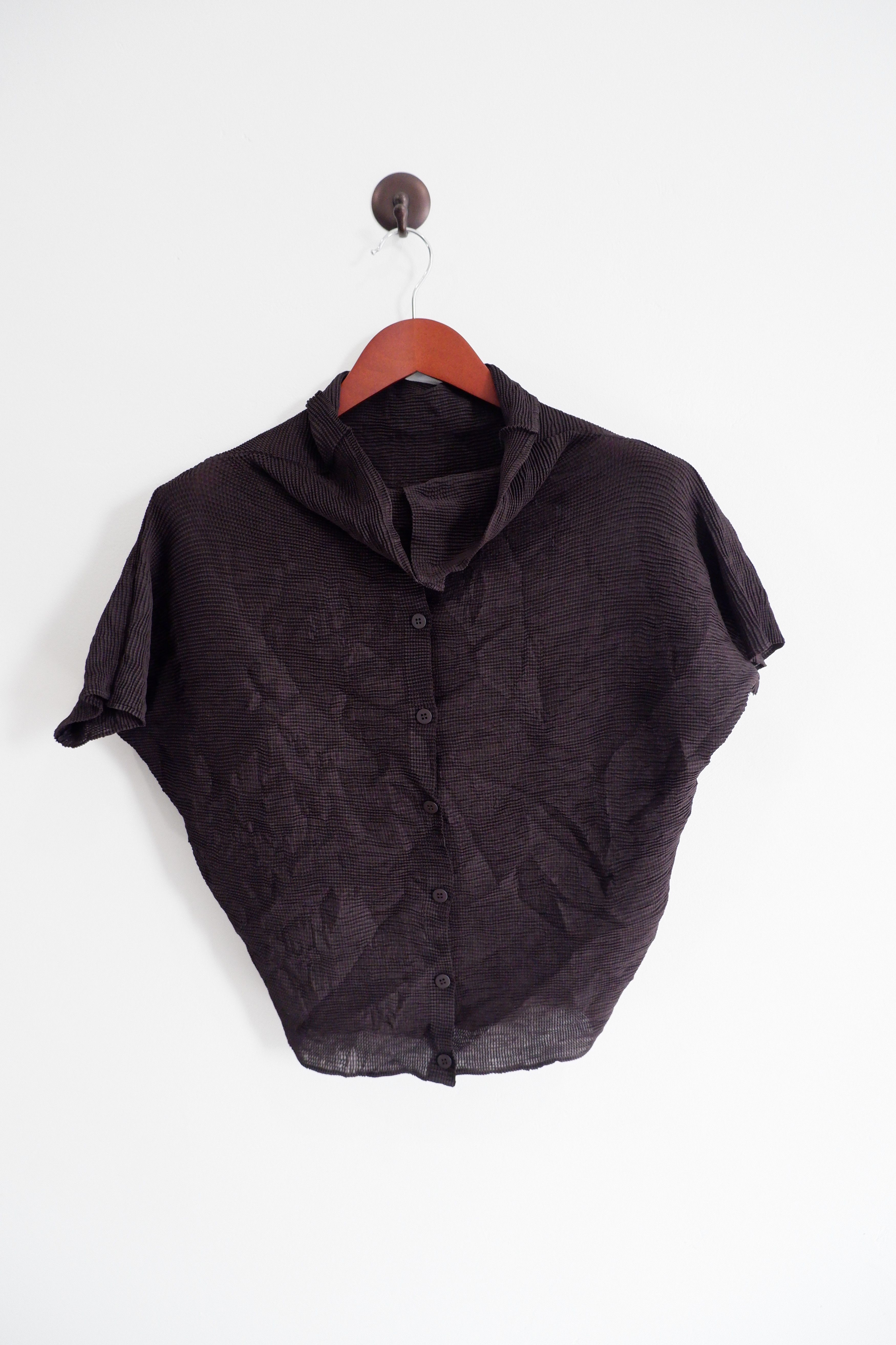 Pleats Please Issey Miyake Issey Miyake Me Pleats Blouse Button Shirt Size M / US 6-8 / IT 42-44 - 4 Thumbnail