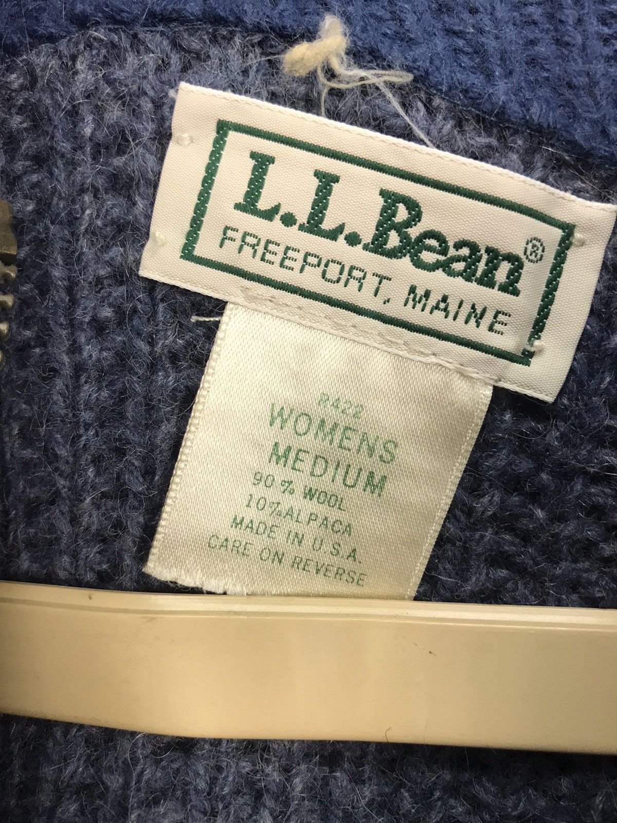 L.L. Bean L.L bean wool zipper sweater made in usa Size US M / EU 48-50 / 2 - 3 Thumbnail
