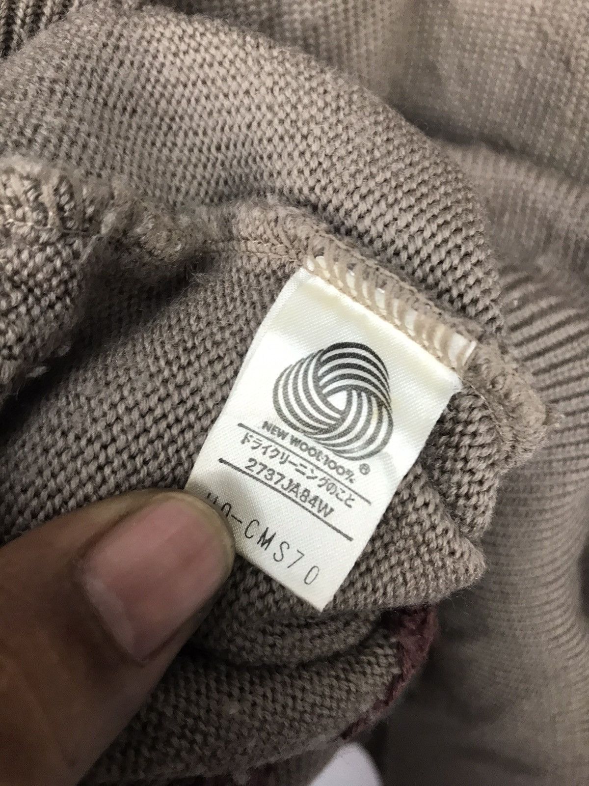 Japanese Brand × Other mile drive distressed knit sweatshirt Size US L / EU 52-54 / 3 - 6 Thumbnail