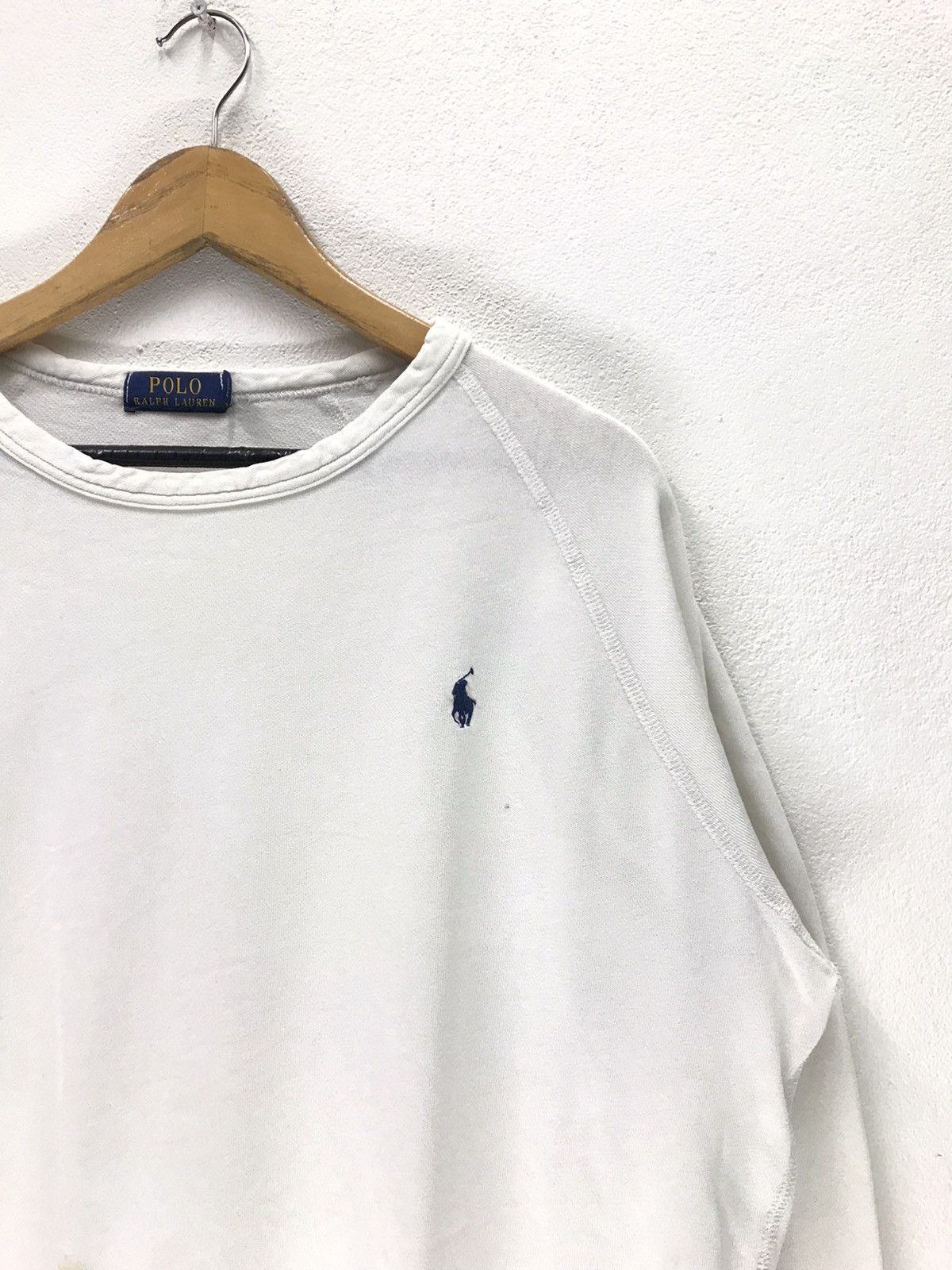 Polo Ralph Lauren × Ralph Lauren × Vintage Vintage Polo Ralph Lauren Small Pony Sweatshirt Size US M / EU 48-50 / 2 - 2 Thumbnail