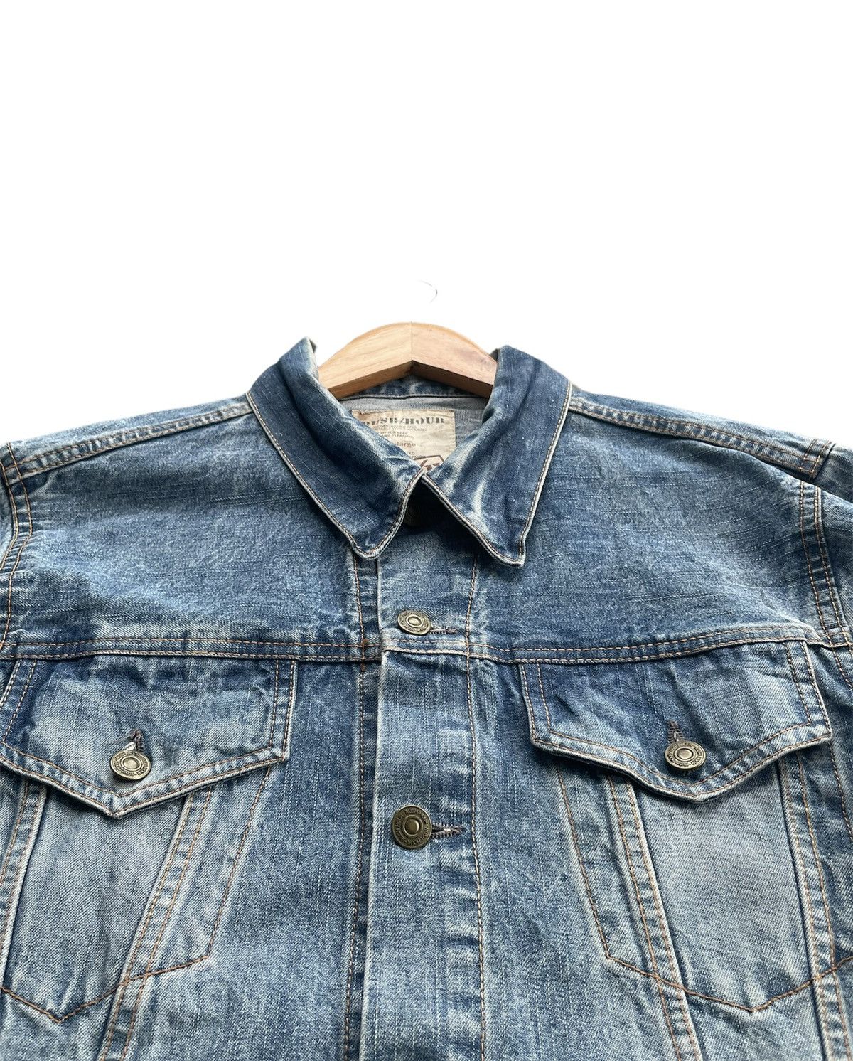 Japanese Brand Rush Hour Denim Jacket Size US M / EU 48-50 / 2 - 6 Thumbnail