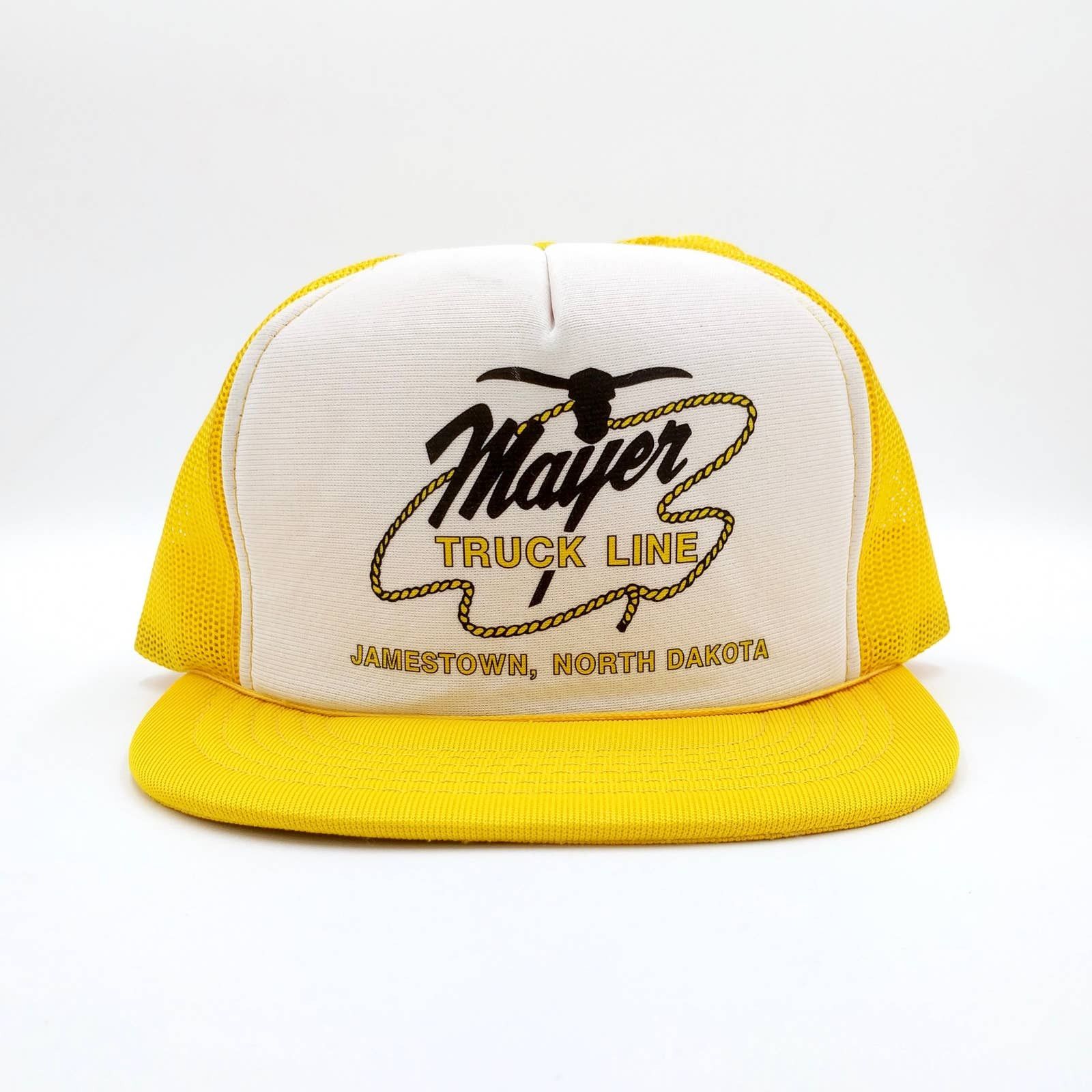 Vintage Vintage Mayer Truck Line Snapback Trucker Hat Mesh Transport Size ONE SIZE - 2 Thumbnail