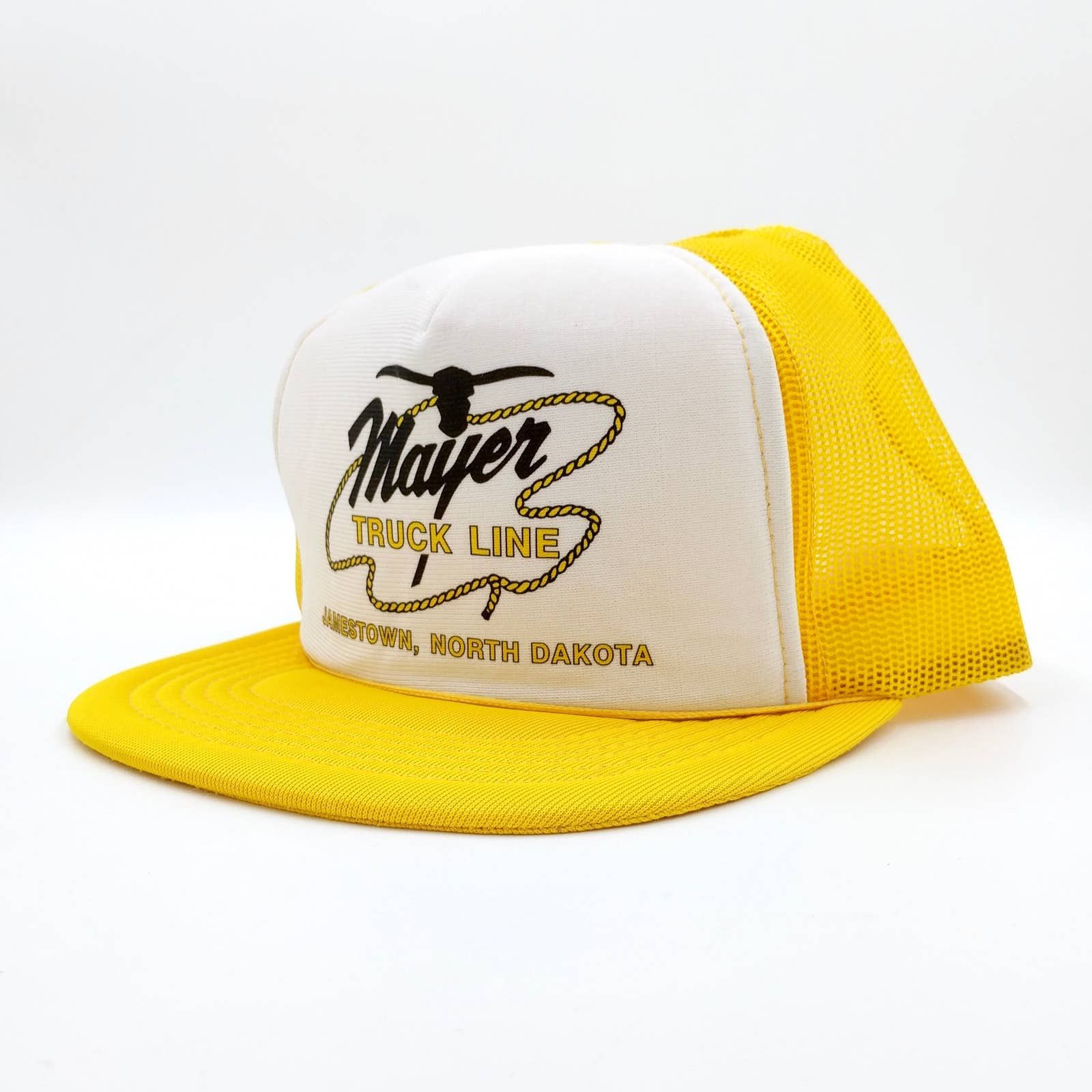 Vintage Vintage Mayer Truck Line Snapback Trucker Hat Mesh Transport Size ONE SIZE - 3 Thumbnail